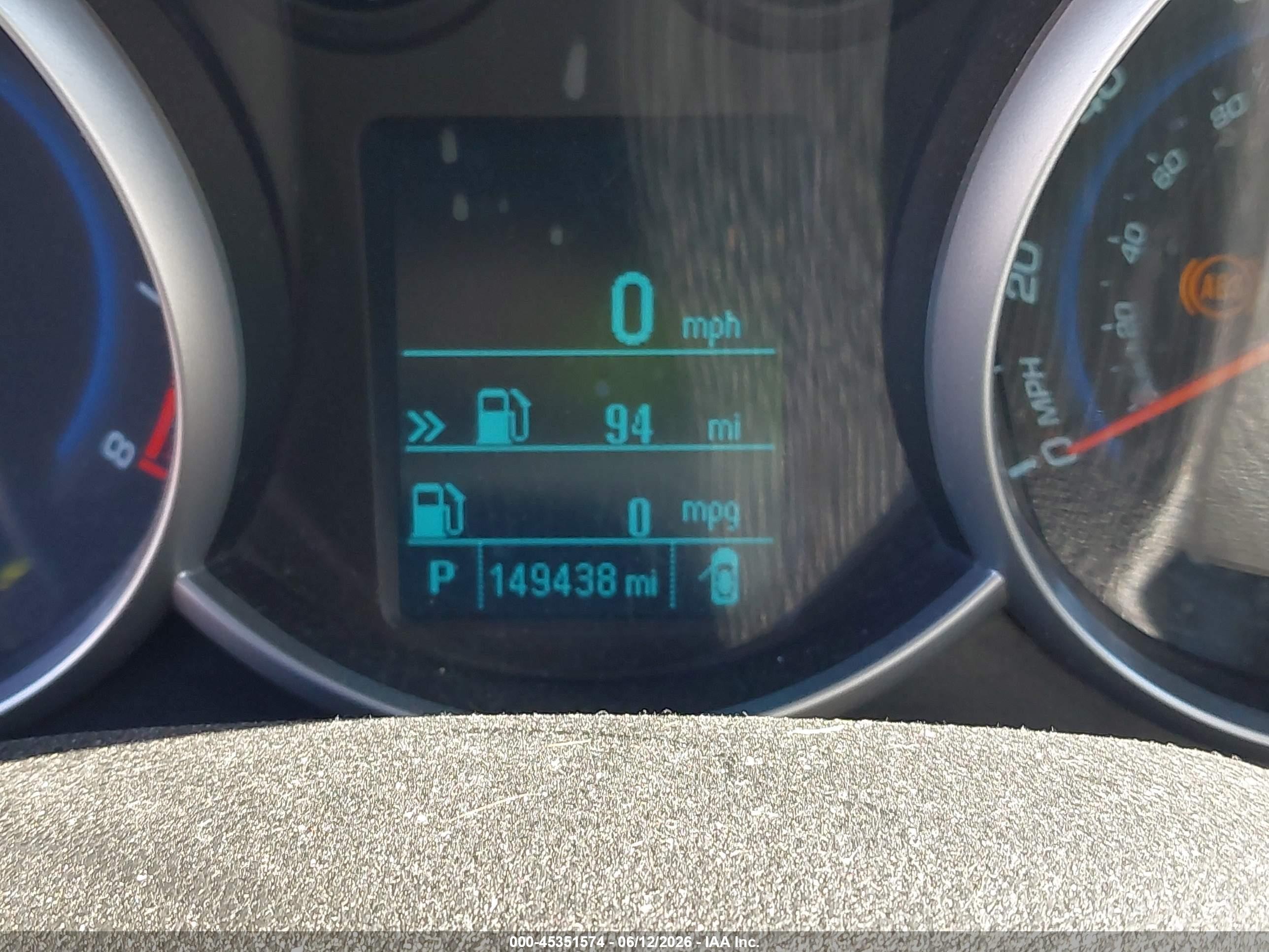 2012 Chevrolet Cruze Eco Silver vin: 1G1PJ5SCXC7313335