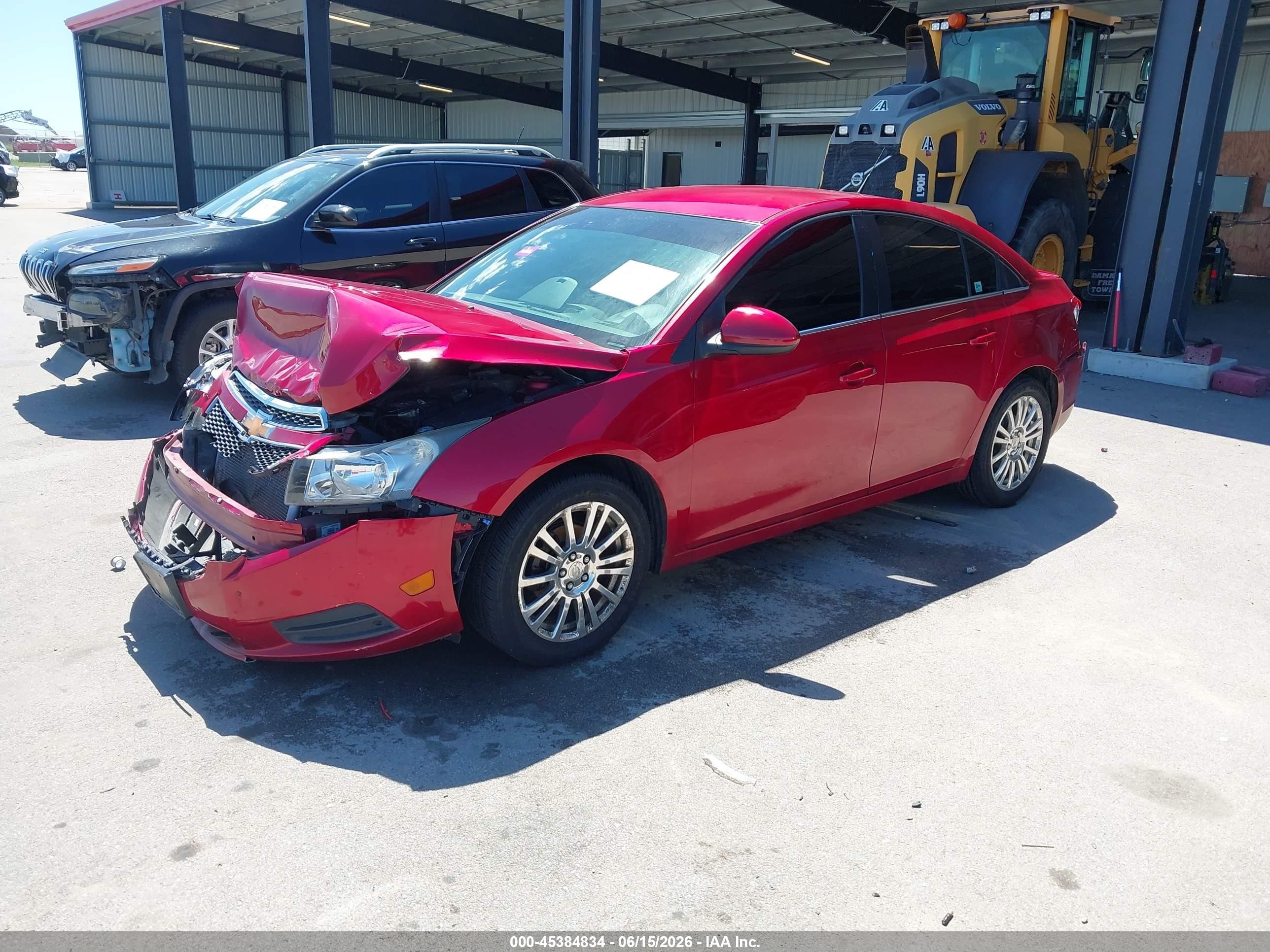 2012 Chevrolet Cruze Eco Red vin: 1G1PJ5SCXC7369565