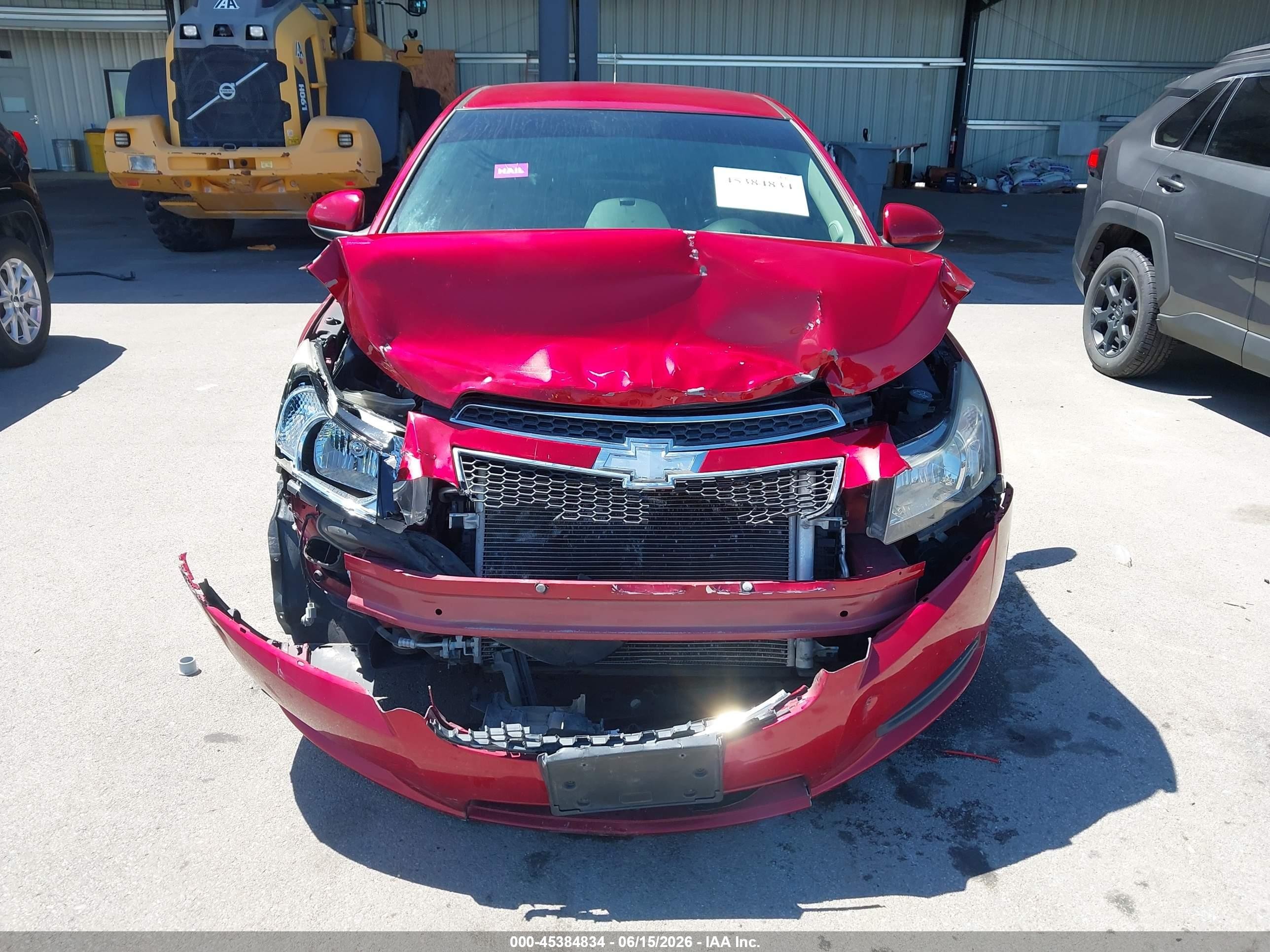 2012 Chevrolet Cruze Eco Red vin: 1G1PJ5SCXC7369565