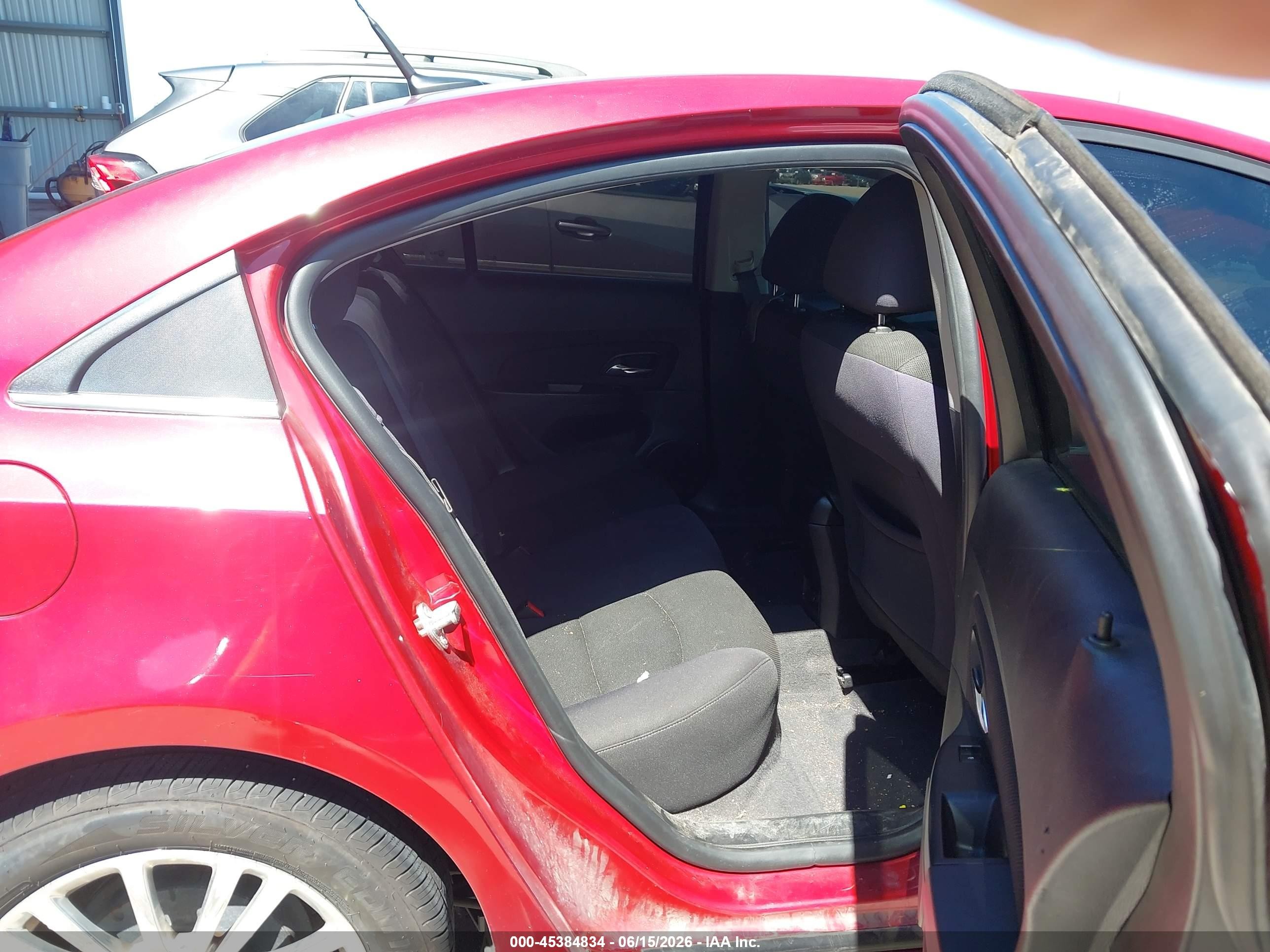 2012 Chevrolet Cruze Eco Red vin: 1G1PJ5SCXC7369565