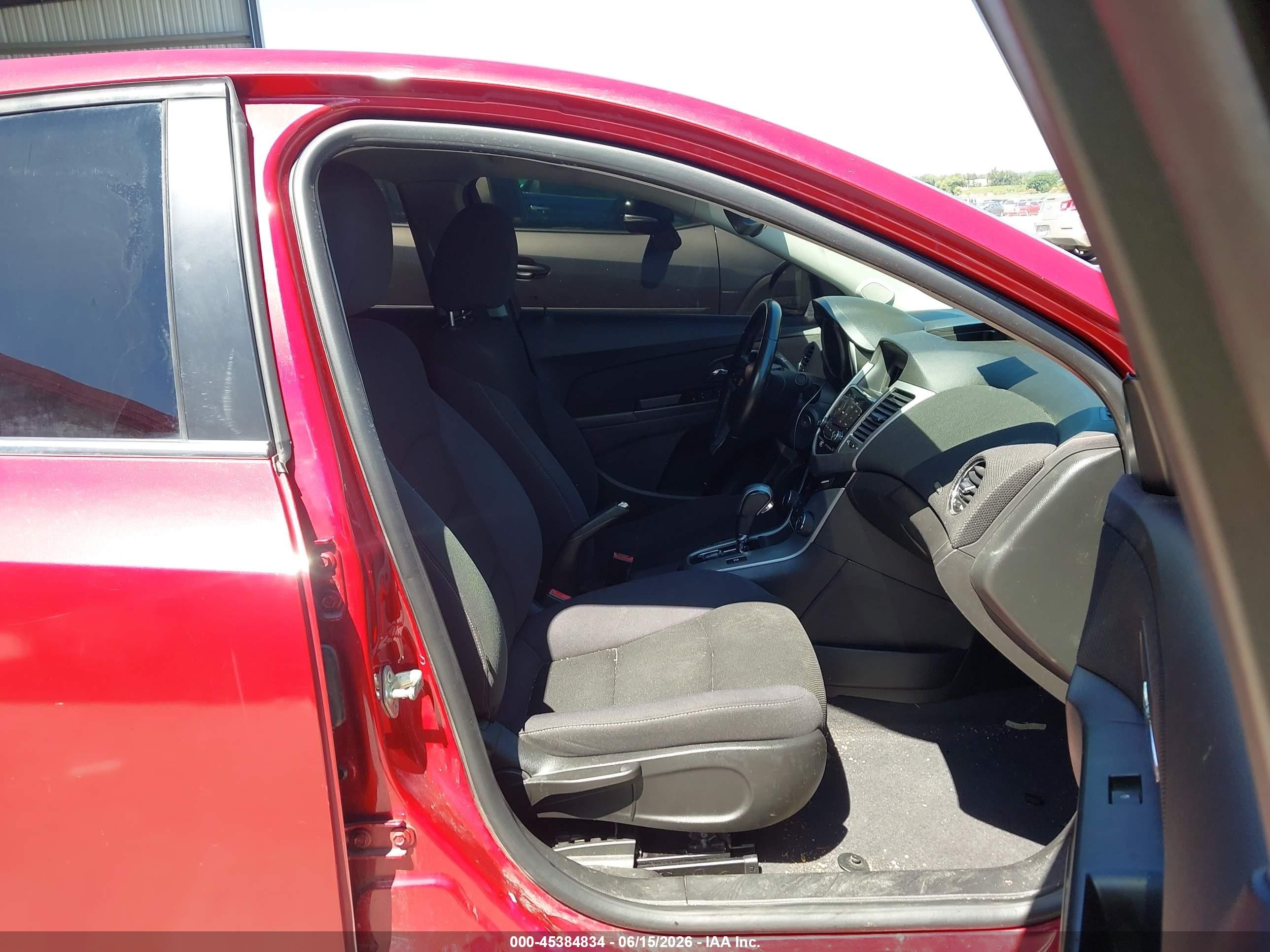 2012 Chevrolet Cruze Eco Red vin: 1G1PJ5SCXC7369565