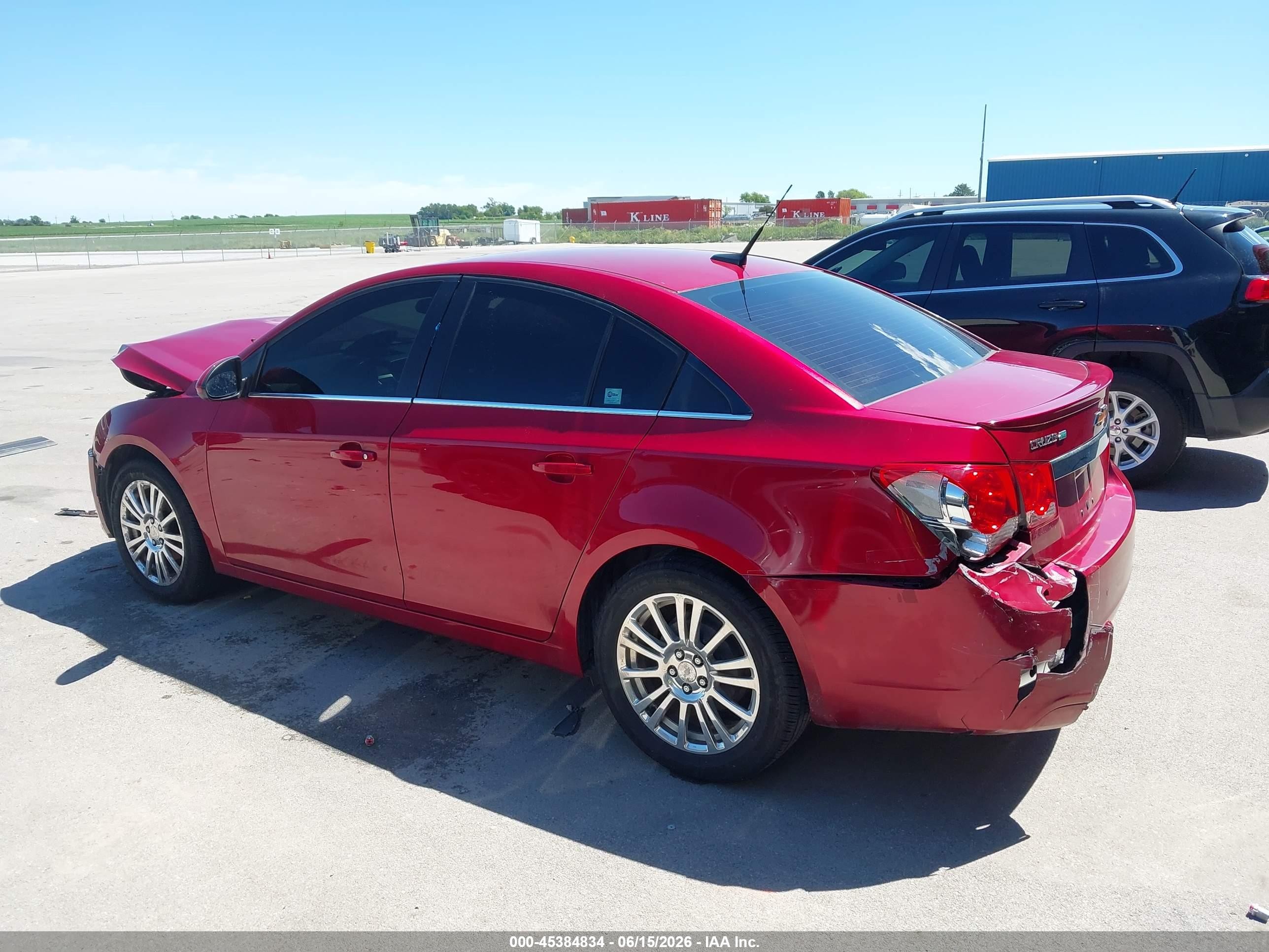 2012 Chevrolet Cruze Eco Red vin: 1G1PJ5SCXC7369565