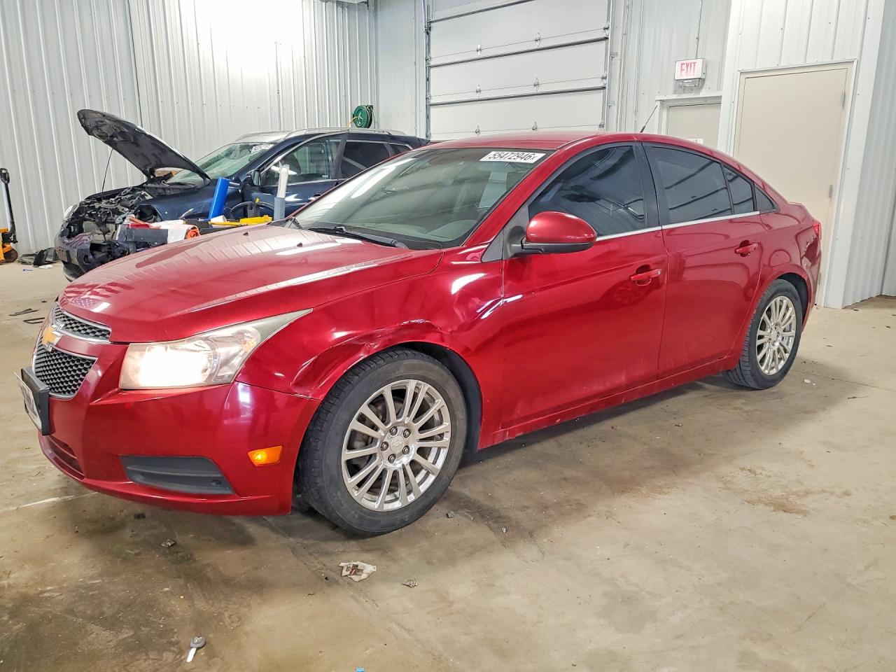 2012 Chevrolet Cruze Eco Red vin: 1G1PJ5SCXC7405030