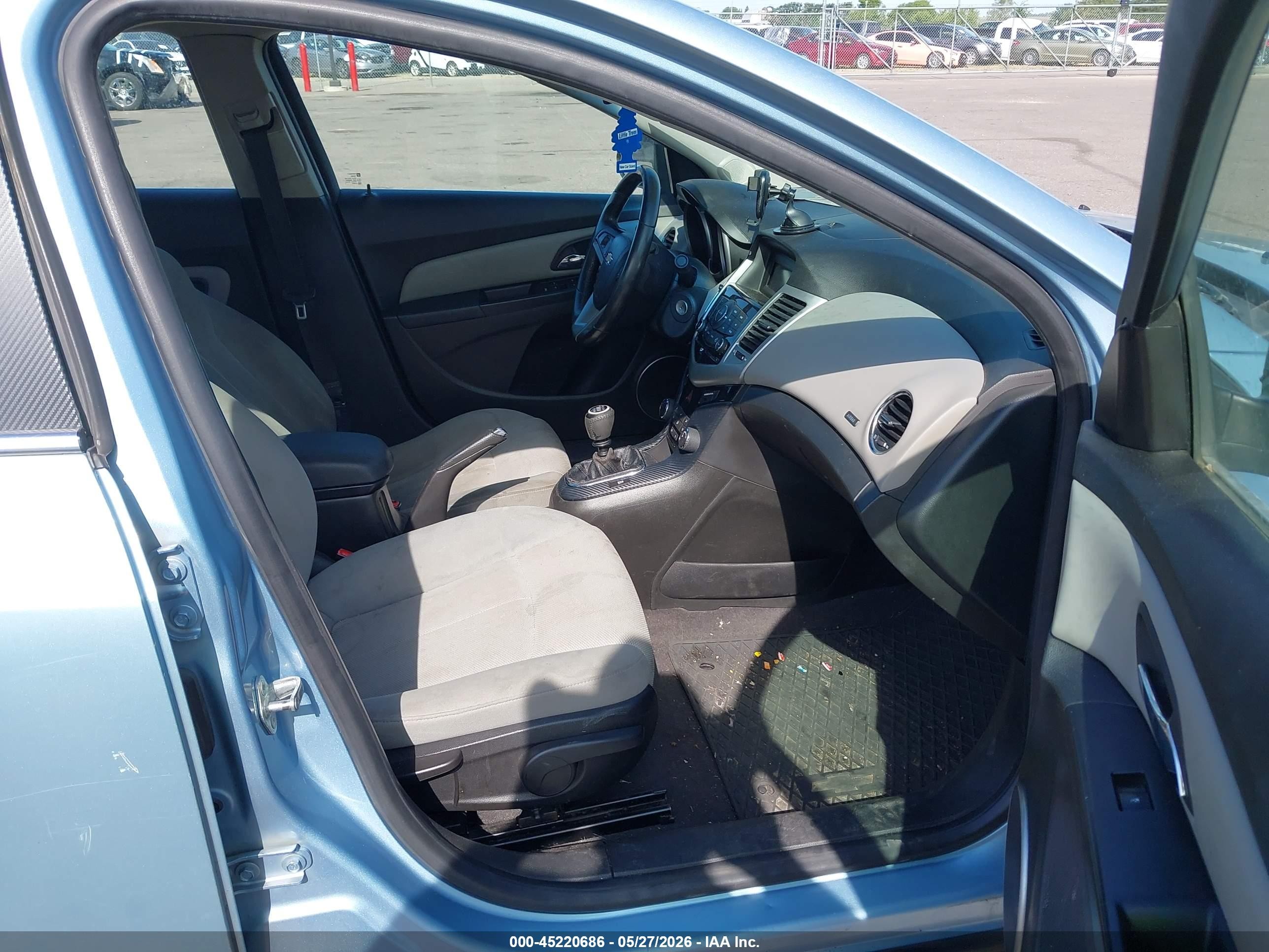 2011 Chevrolet Cruze Eco Light Blue vin: 1G1PK5S91B7217433