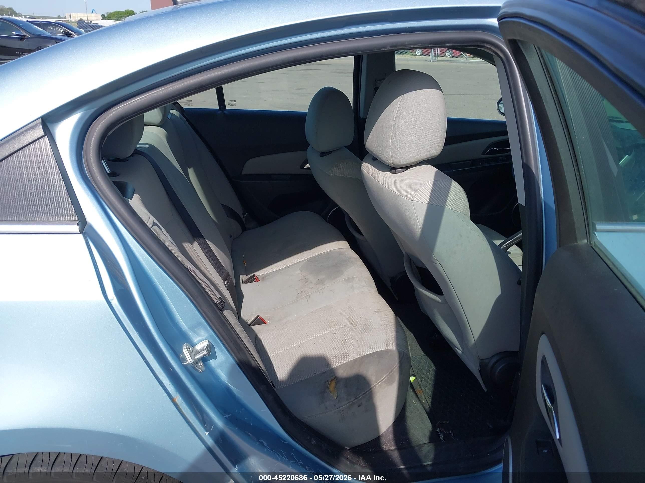2011 Chevrolet Cruze Eco Light Blue vin: 1G1PK5S91B7217433