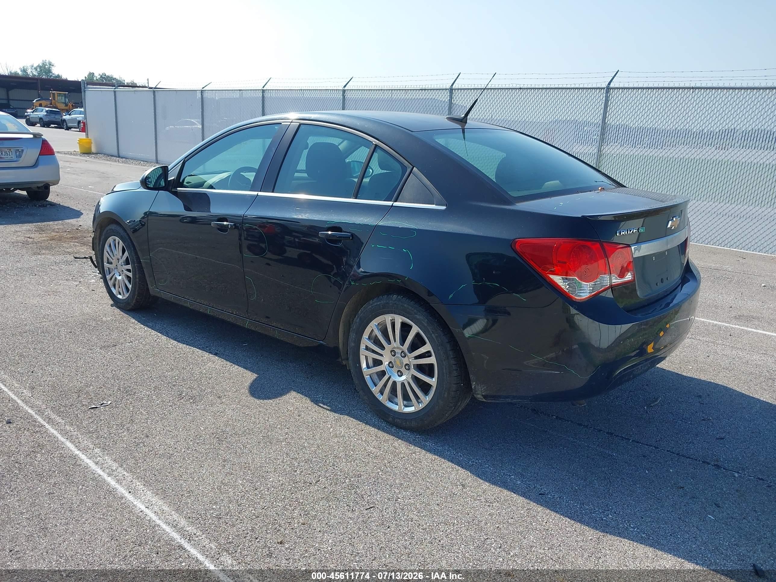 2011 Chevrolet Cruze Eco Blue vin: 1G1PK5S94B7307532