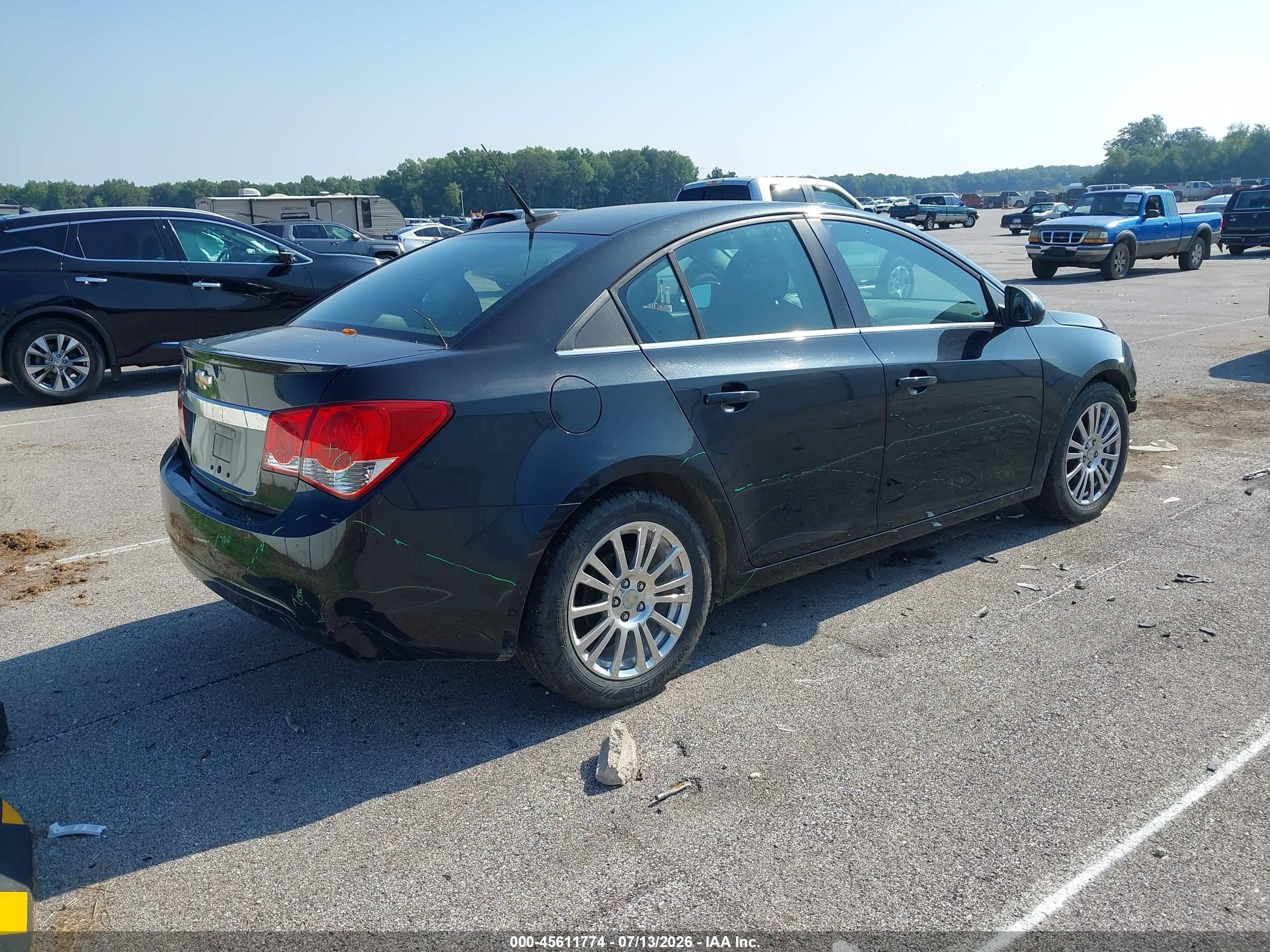 2011 Chevrolet Cruze Eco Blue vin: 1G1PK5S94B7307532