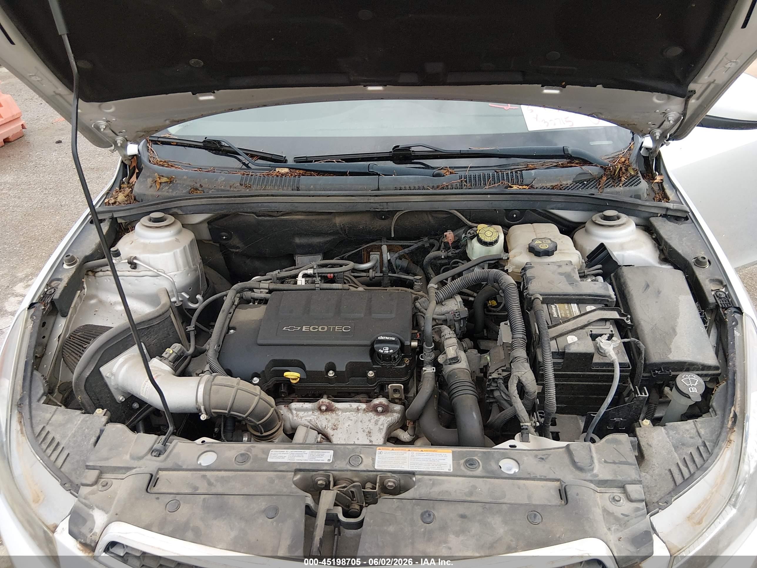 2011 Chevrolet Cruze Eco Серебряный vin: 1G1PK5S97B7198130