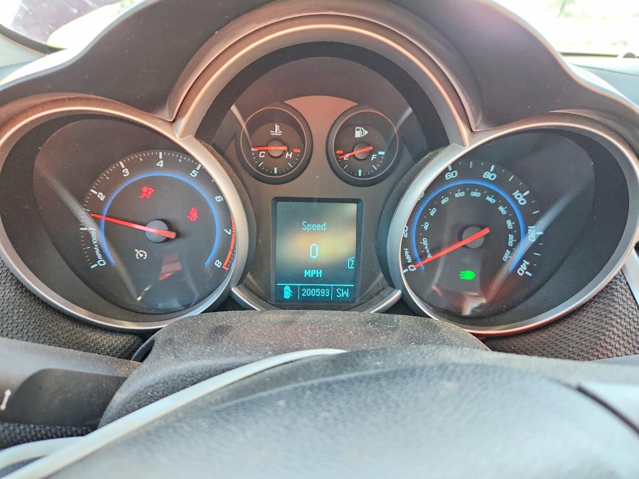2011 Chevrolet Cruze Eco Red vin: 1G1PK5S97B7219073