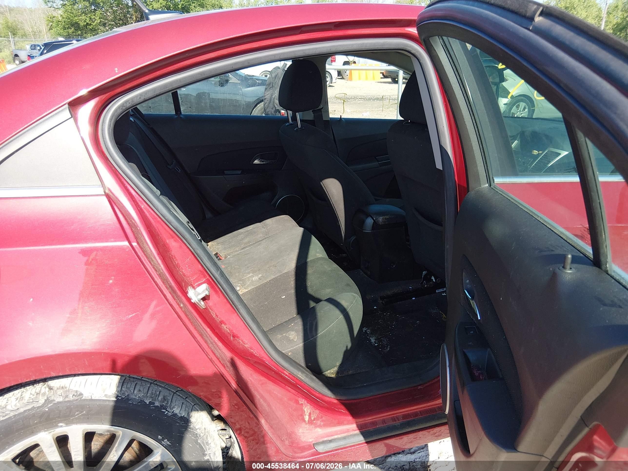 2011 Chevrolet Cruze Eco Красный vin: 1G1PK5S98B7292579