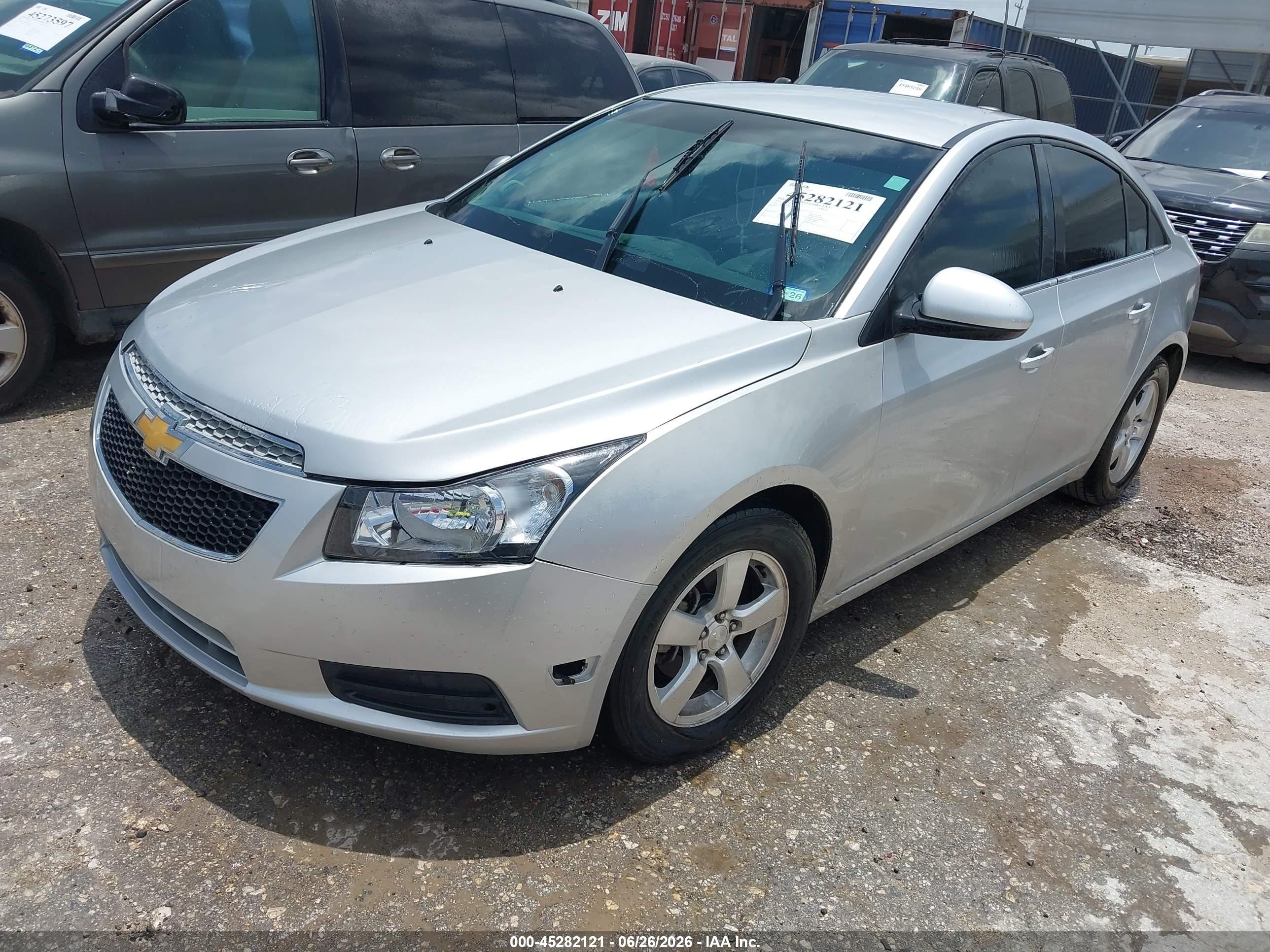 2013 Chevrolet Cruze Lt Silver vin: 1G1PK5SB0D7156677