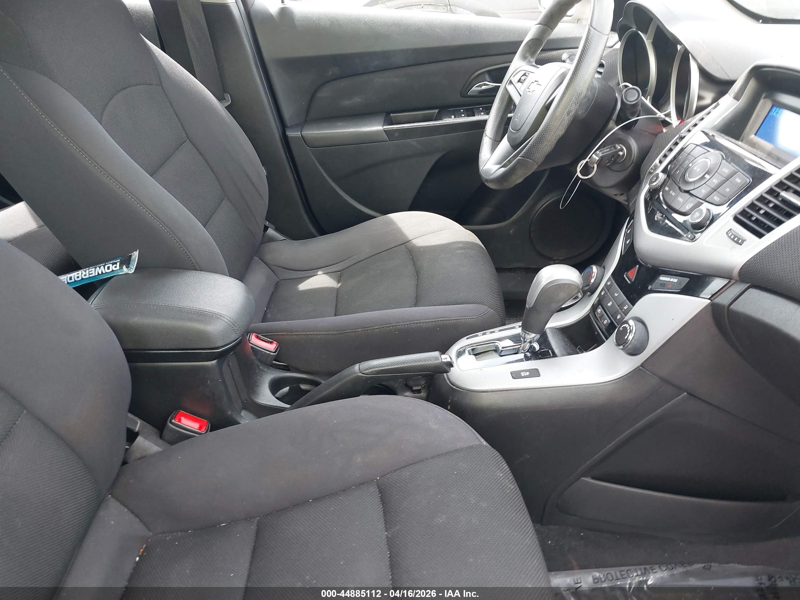 2014 Chevrolet Cruze Lt White vin: 1G1PK5SB0E7181502