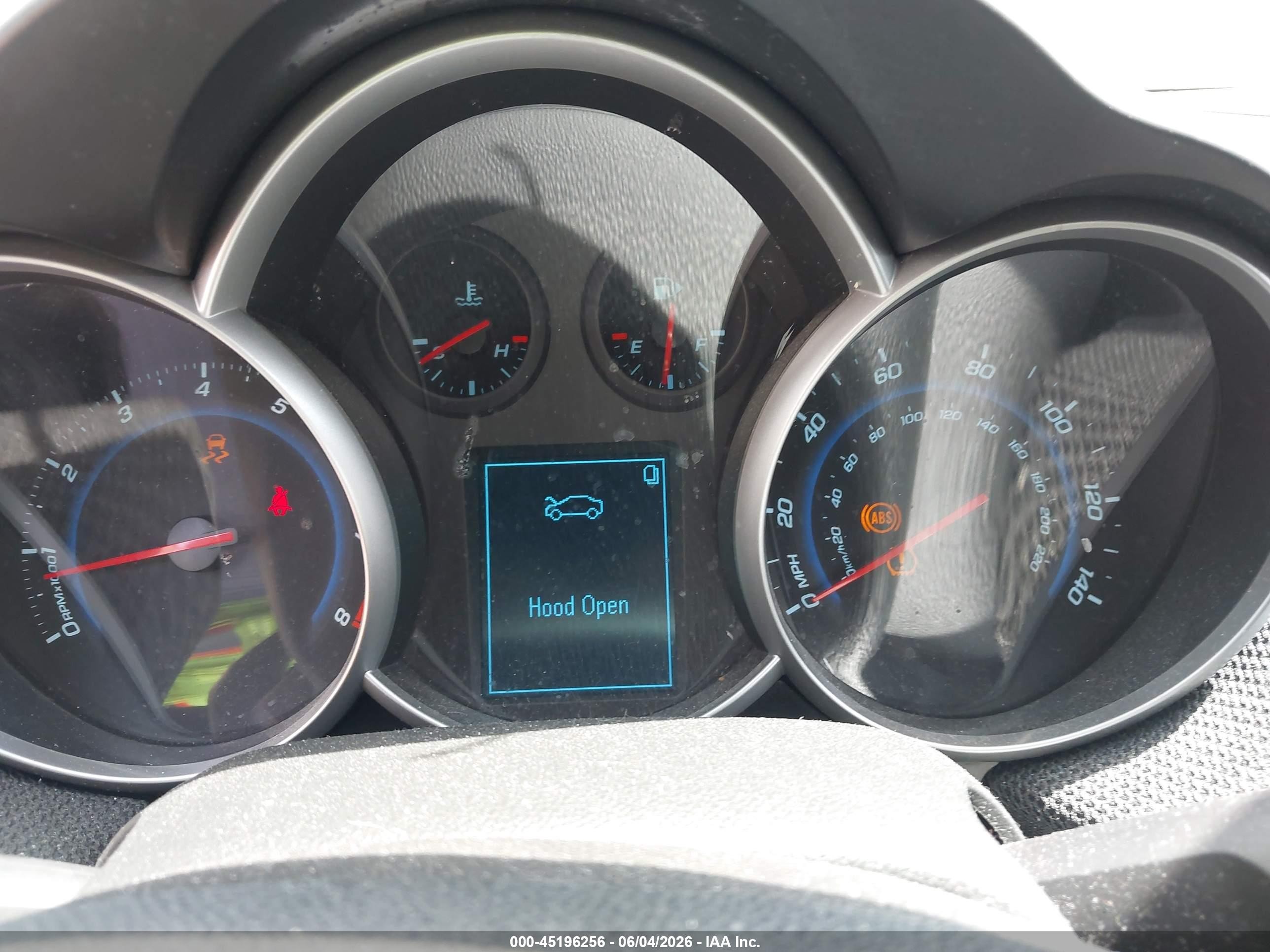 2013 Chevrolet Cruze Lt Blue vin: 1G1PK5SB1D7185881