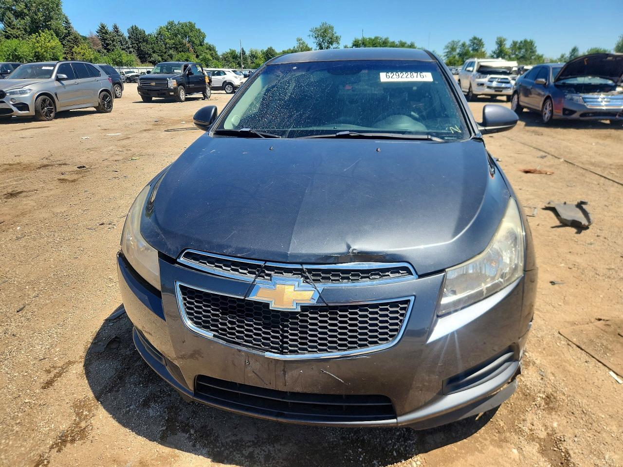 2013 Chevrolet Cruze Lt Charcoal vin: 1G1PK5SB7D7121621