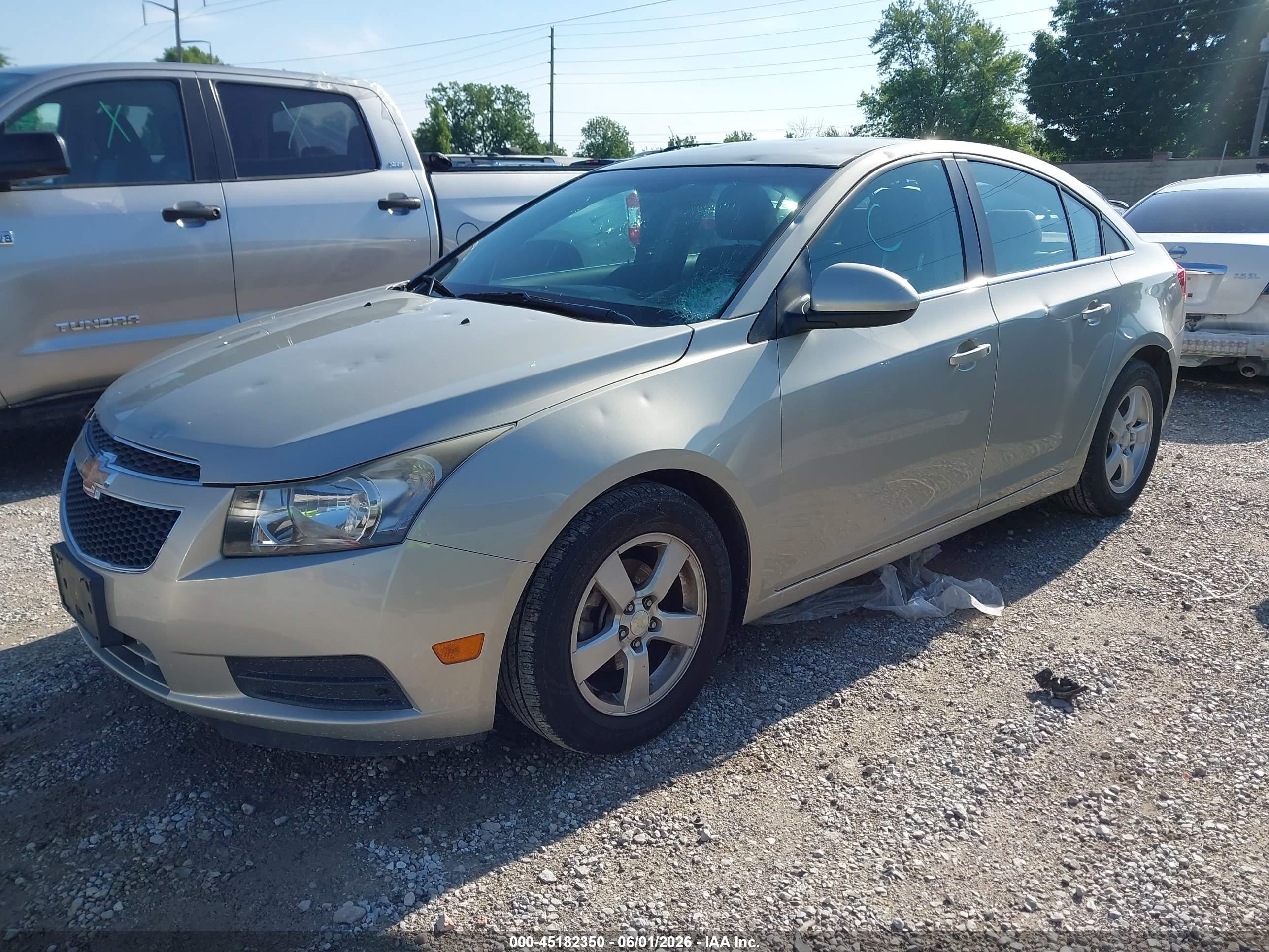 2014 Chevrolet Cruze Lt Silver vin: 1G1PK5SB8E7440642
