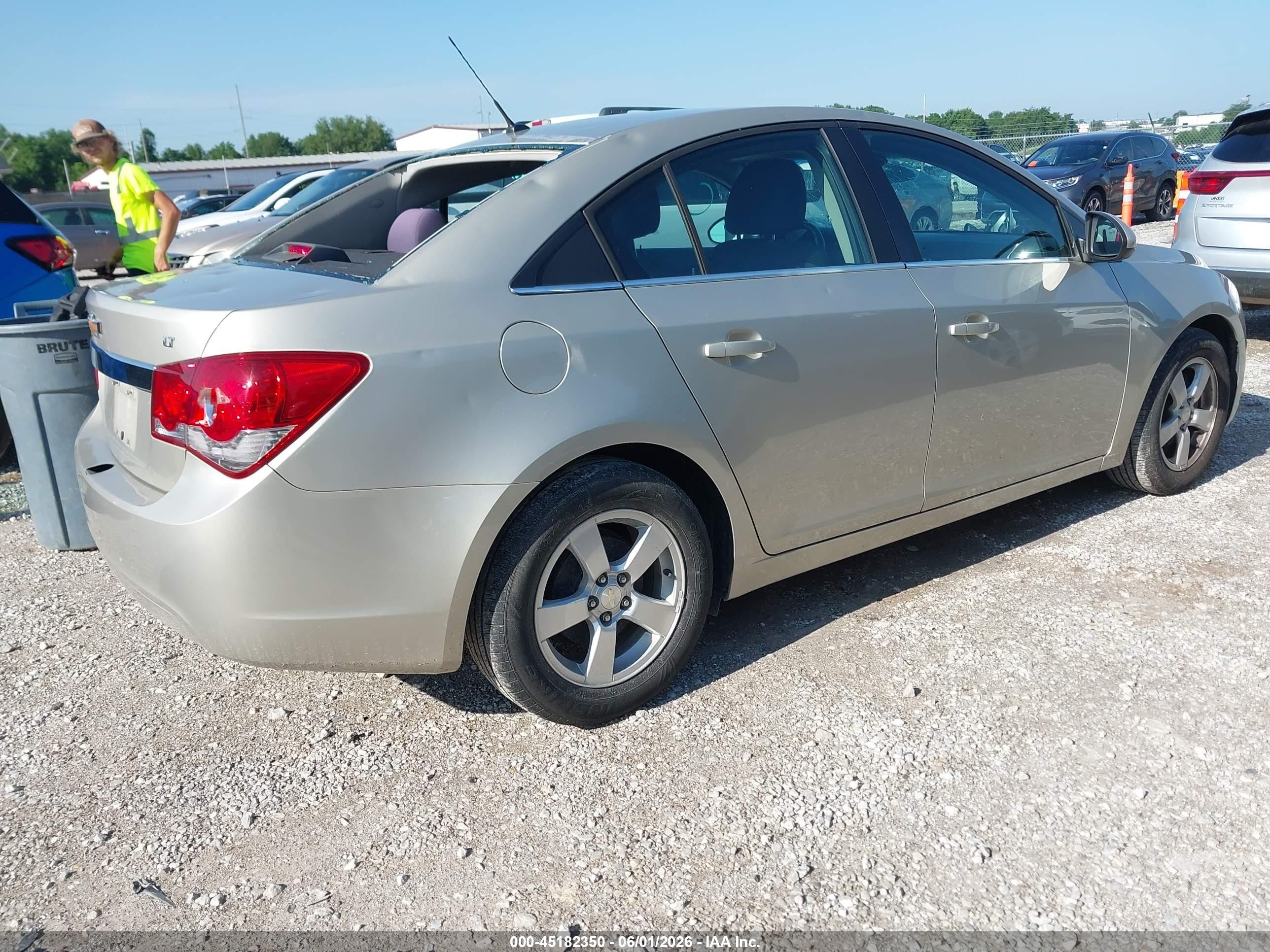 2014 Chevrolet Cruze Lt Silver vin: 1G1PK5SB8E7440642