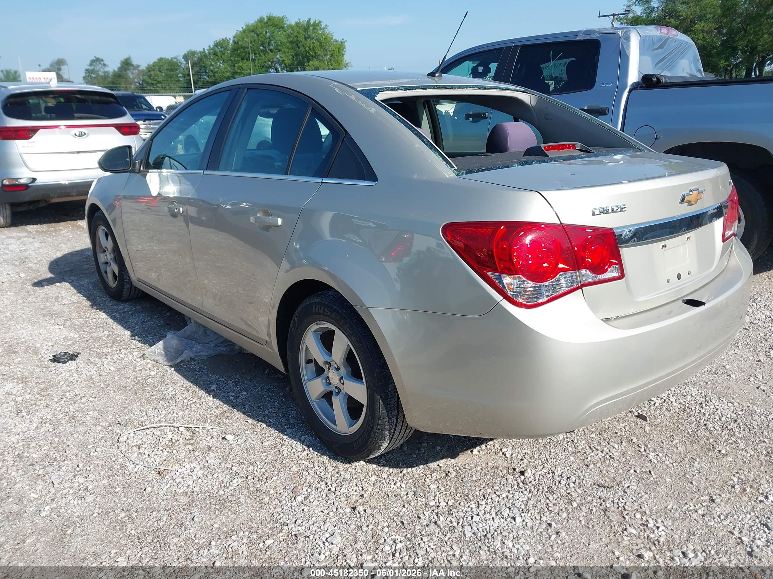 2014 Chevrolet Cruze Lt Silver vin: 1G1PK5SB8E7440642