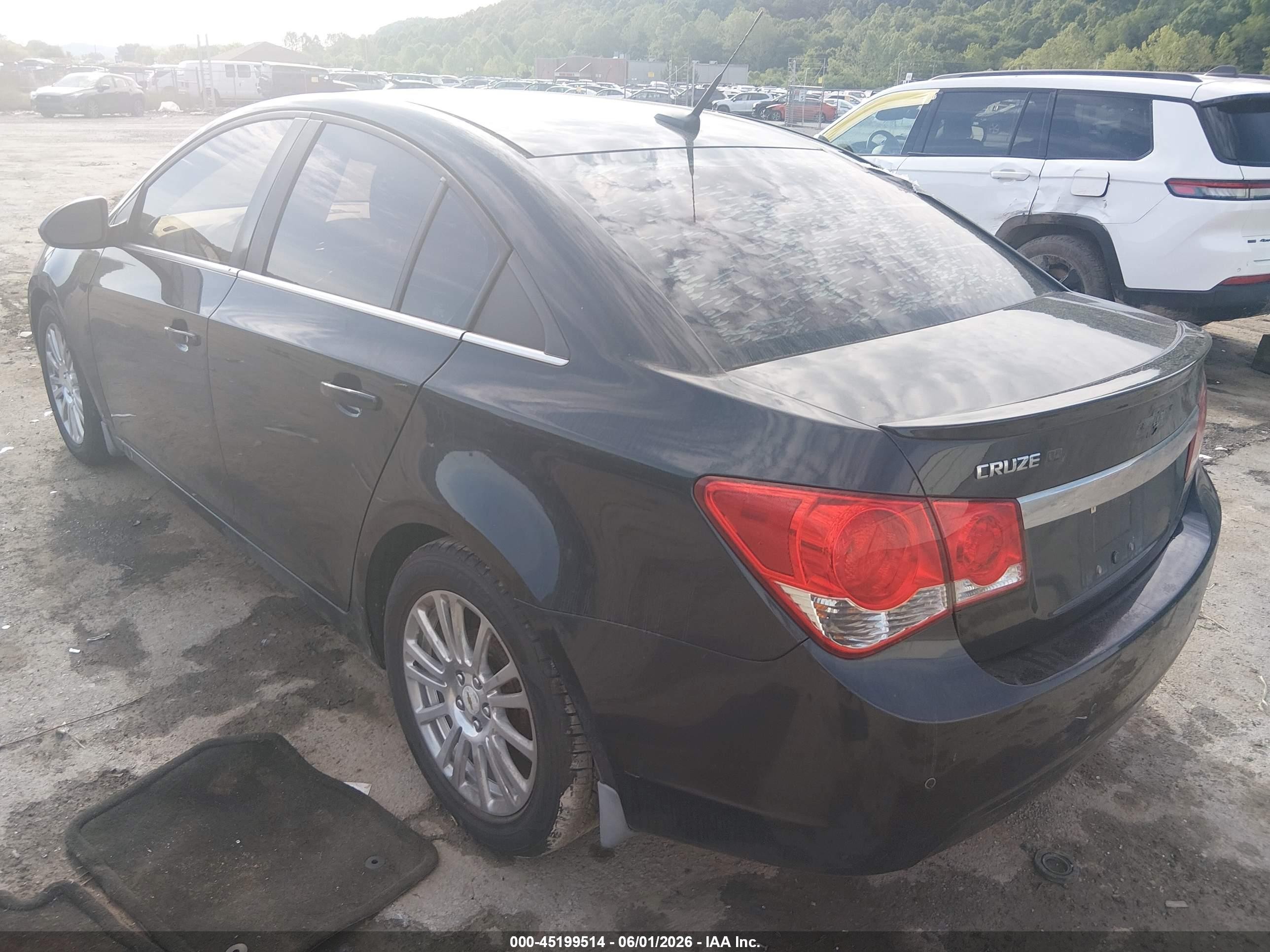 2012 Chevrolet Cruze Eco Black vin: 1G1PK5SC1C7101291