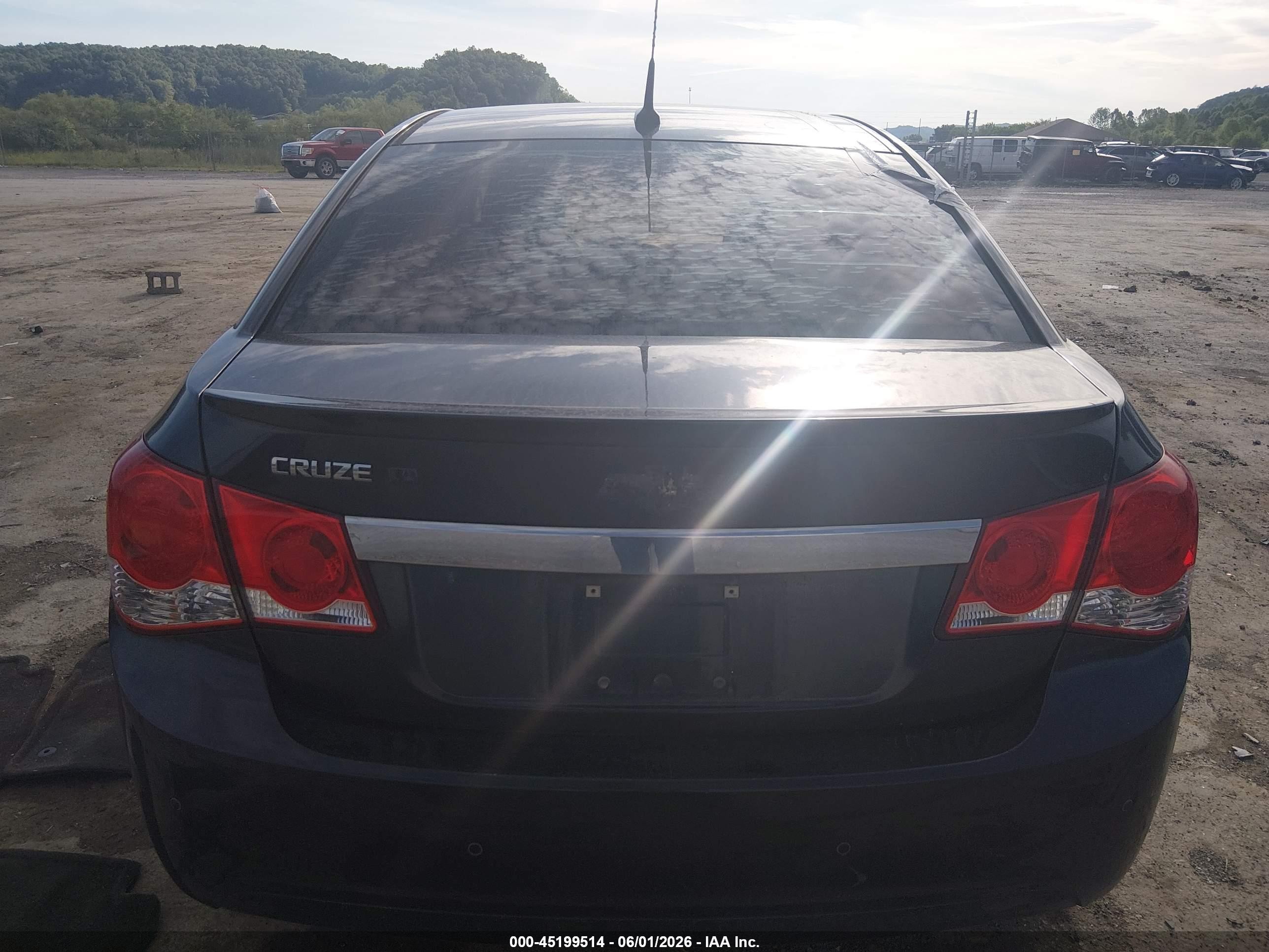 2012 Chevrolet Cruze Eco Black vin: 1G1PK5SC1C7101291