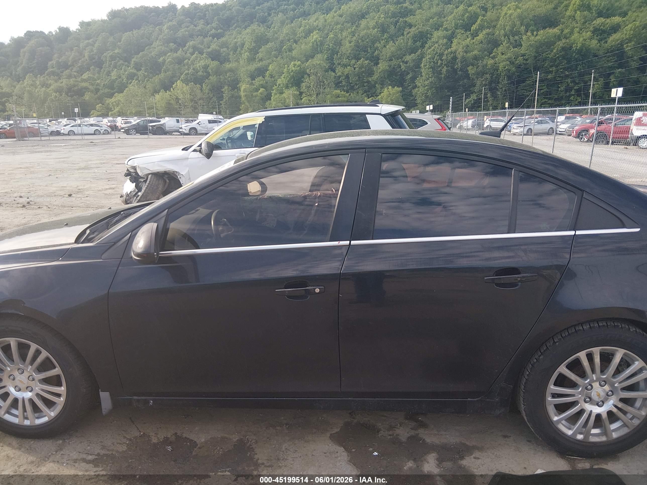 2012 Chevrolet Cruze Eco Black vin: 1G1PK5SC1C7101291