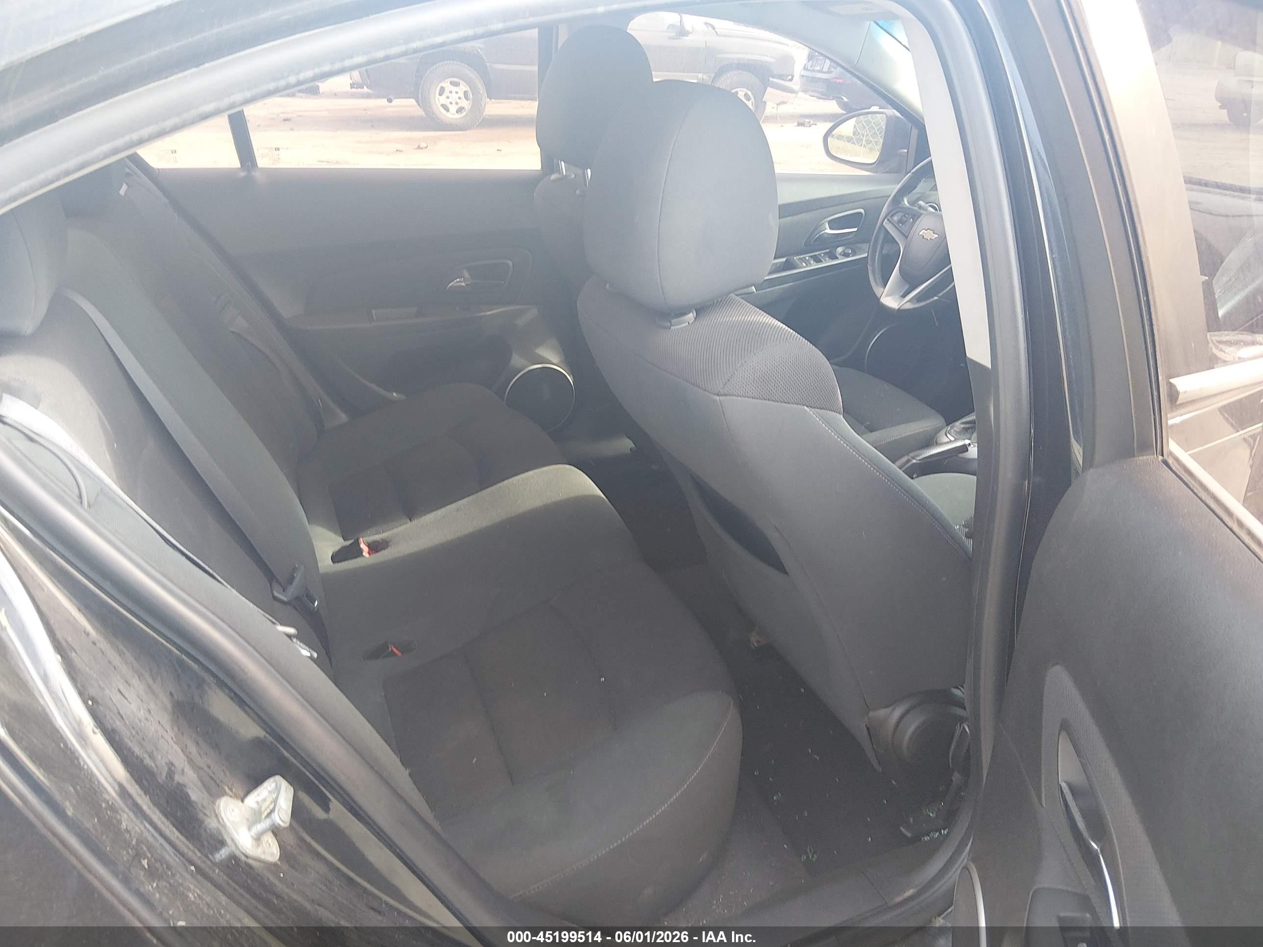 2012 Chevrolet Cruze Eco Black vin: 1G1PK5SC1C7101291
