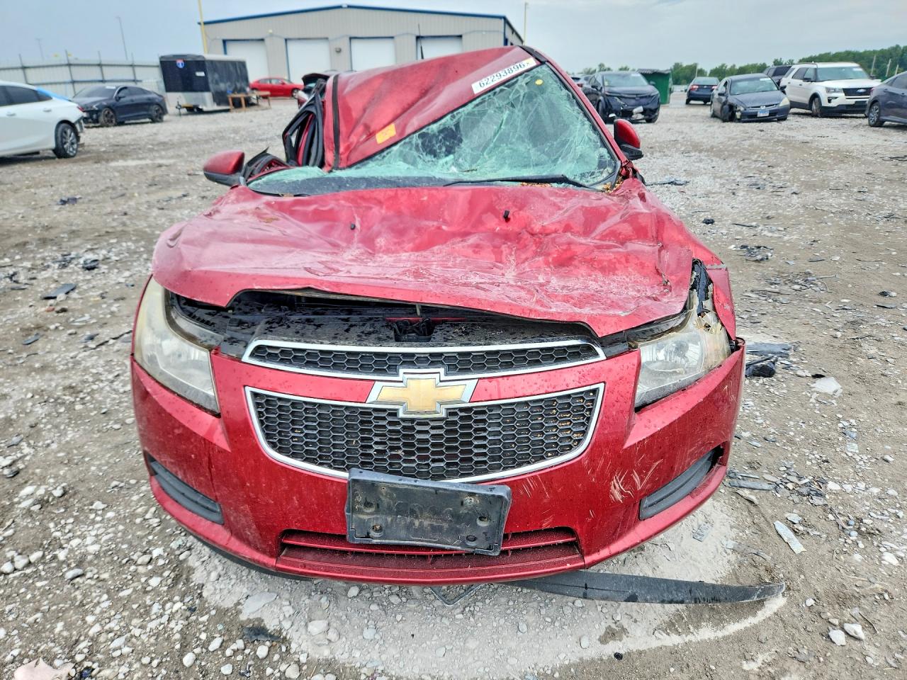 2012 Chevrolet Cruze Eco Red vin: 1G1PK5SC4C7399514