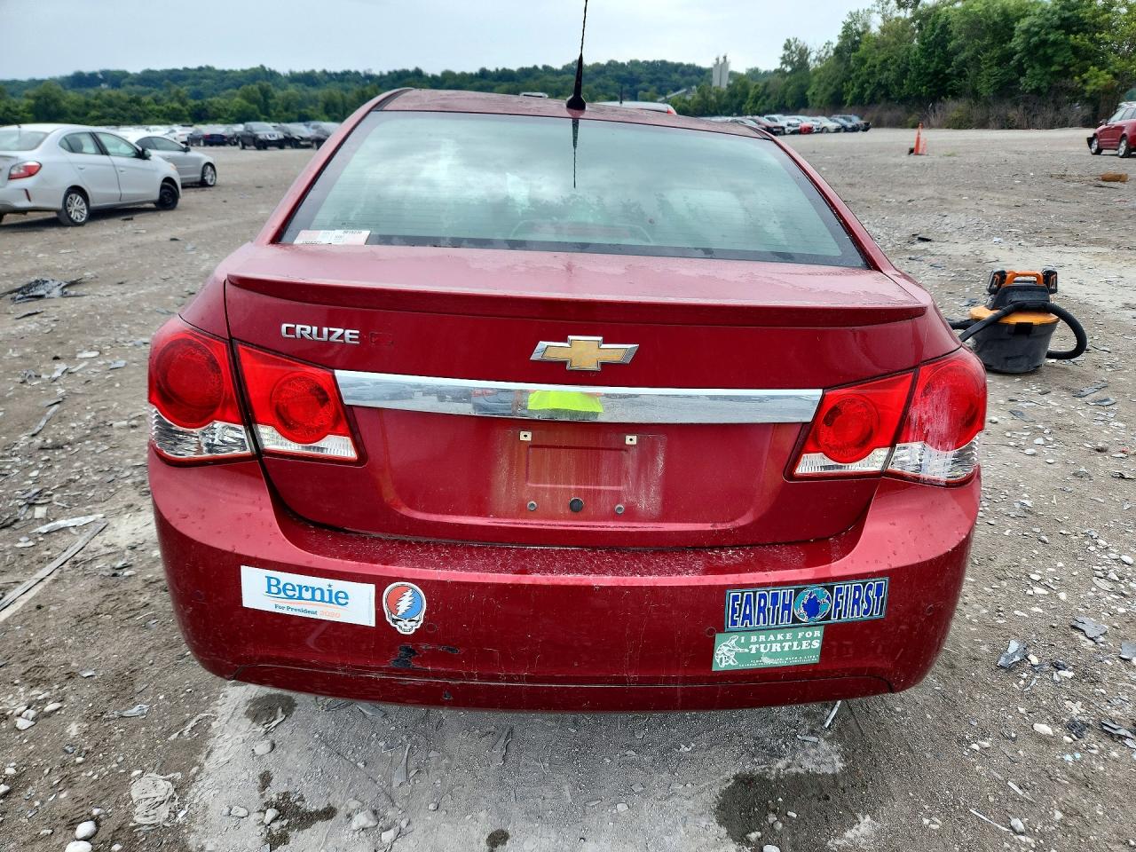 2012 Chevrolet Cruze Eco Red vin: 1G1PK5SC4C7399514