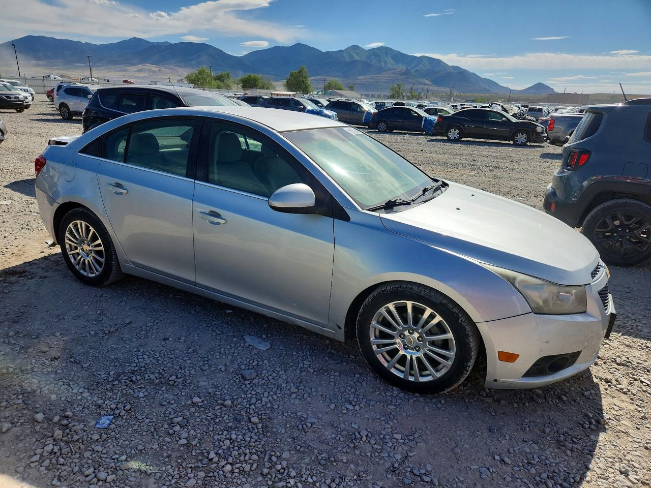 2012 Chevrolet Cruze Eco Silver vin: 1G1PK5SC5C7126212
