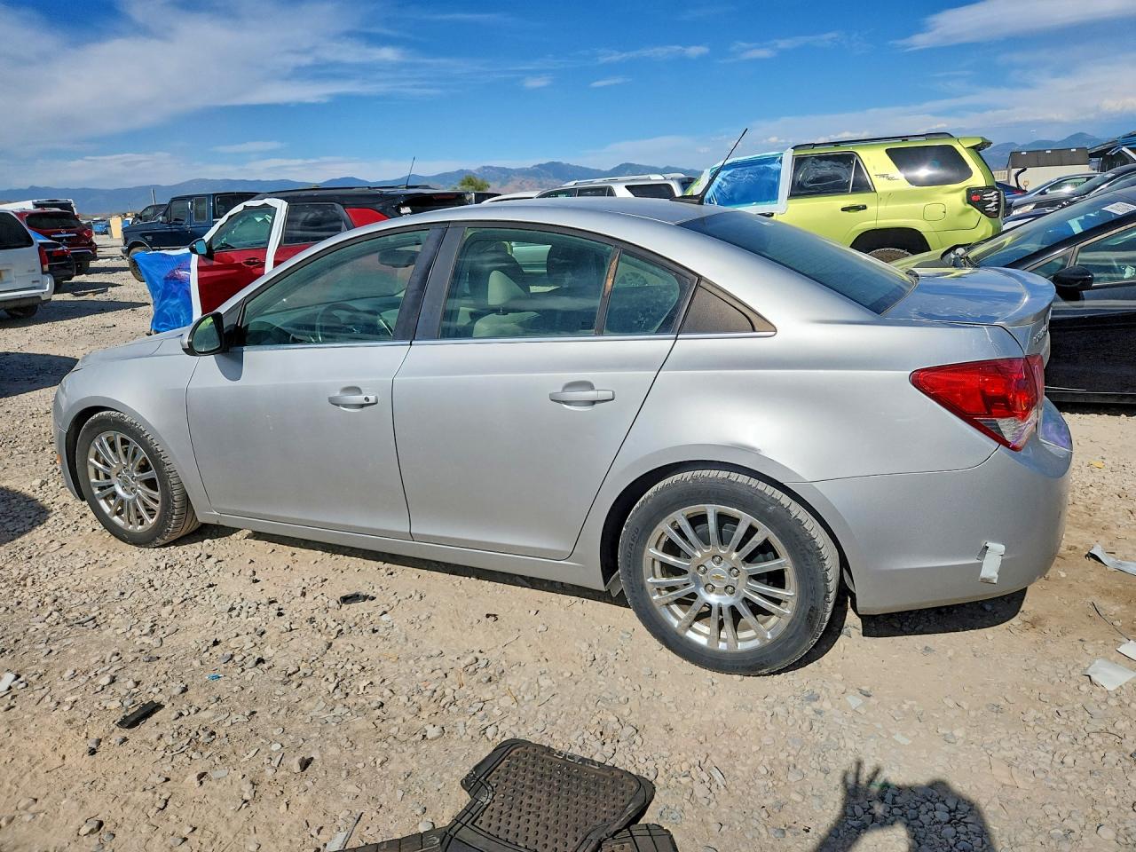 2012 Chevrolet Cruze Eco Silver vin: 1G1PK5SC5C7126212