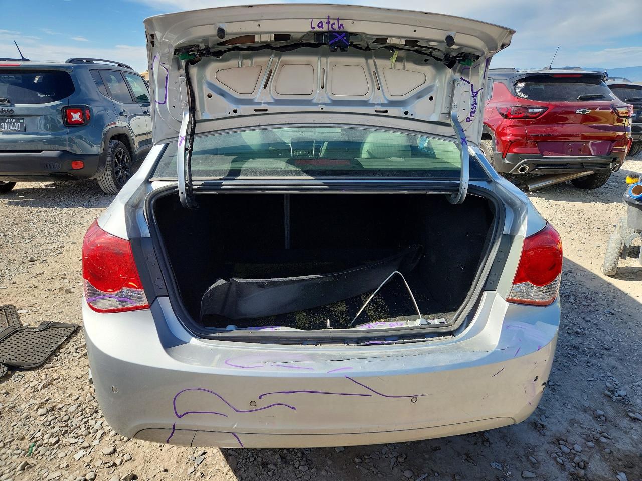 2012 Chevrolet Cruze Eco Silver vin: 1G1PK5SC5C7126212
