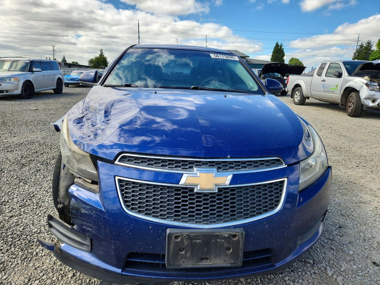 2012 Chevrolet Cruze Eco Blue vin: 1G1PK5SC5C7137226