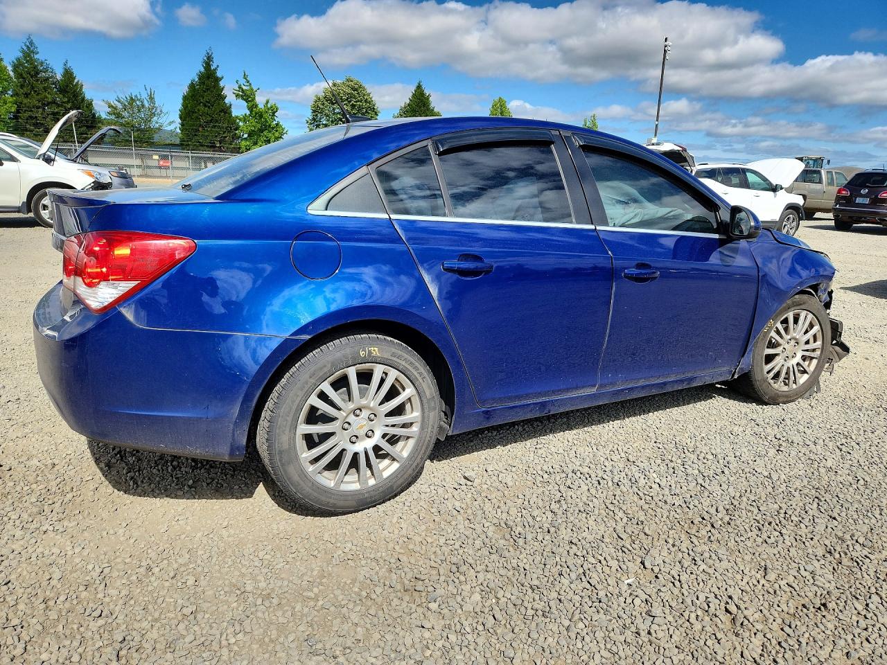2012 Chevrolet Cruze Eco Blue vin: 1G1PK5SC5C7137226
