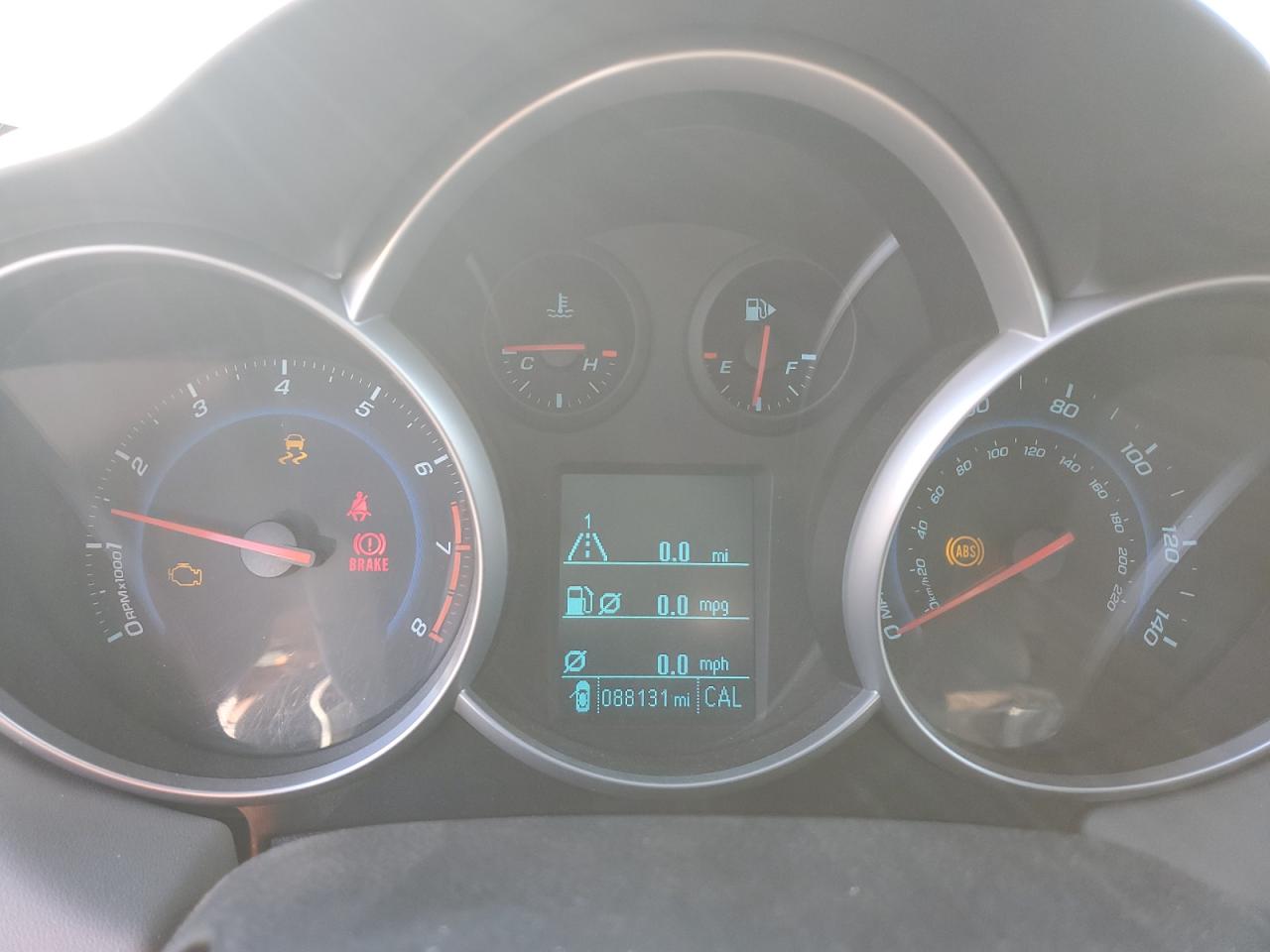 2012 Chevrolet Cruze Eco Blue vin: 1G1PK5SC5C7181159