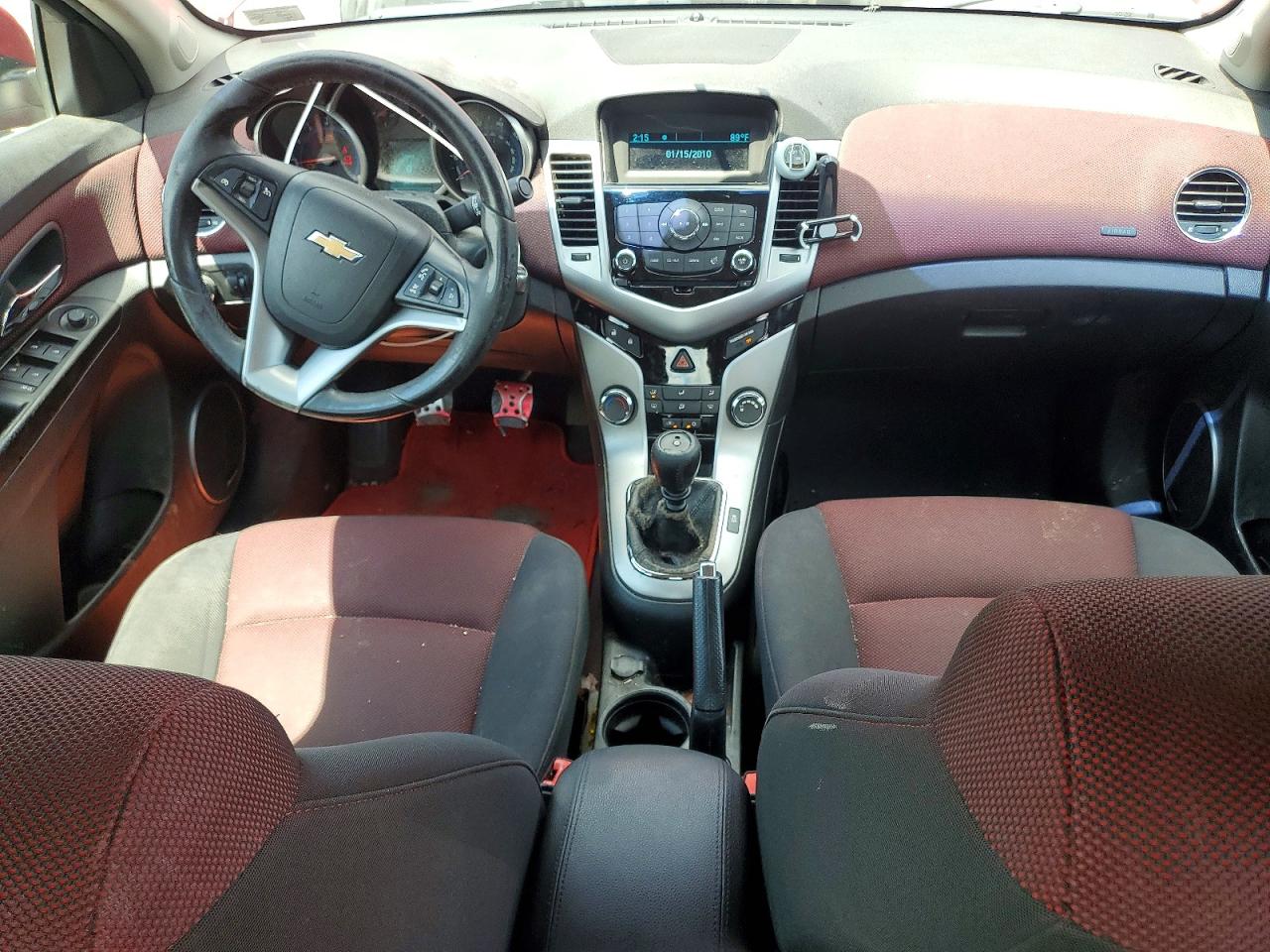 2012 Chevrolet Cruze Eco Red vin: 1G1PK5SC5C7250870