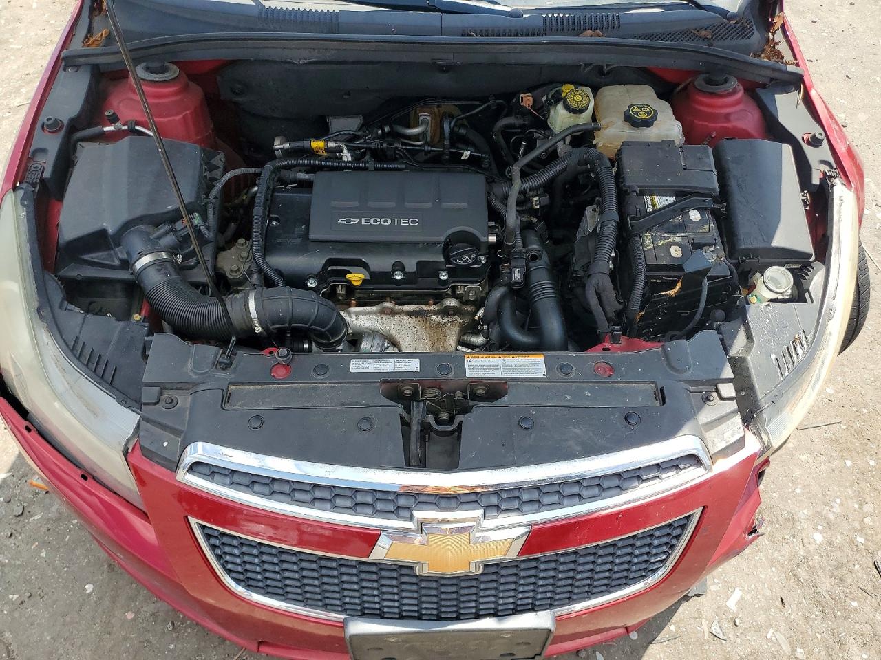 2012 Chevrolet Cruze Eco Red vin: 1G1PK5SC5C7250870