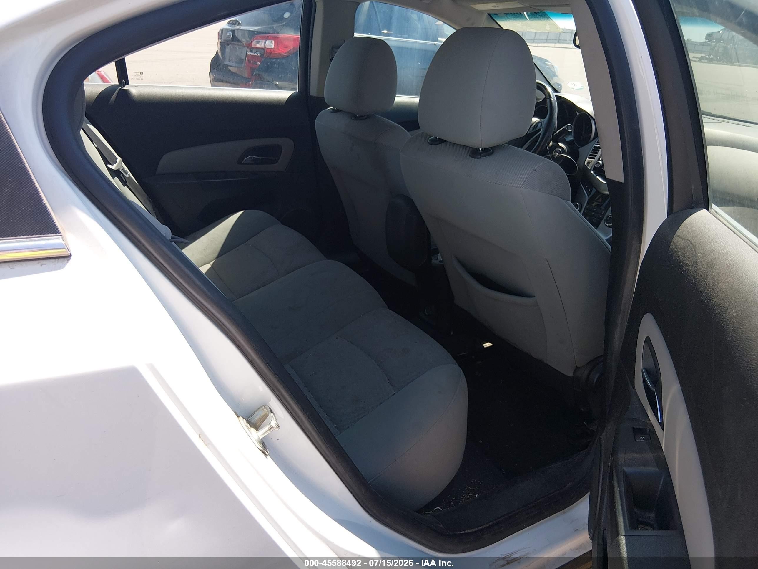2012 Chevrolet Cruze Eco White vin: 1G1PK5SC5C7389798