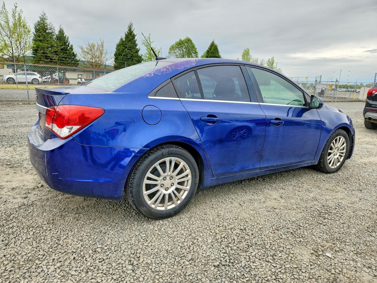 2012 Chevrolet Cruze Eco Blue vin: 1G1PK5SC6C7128437