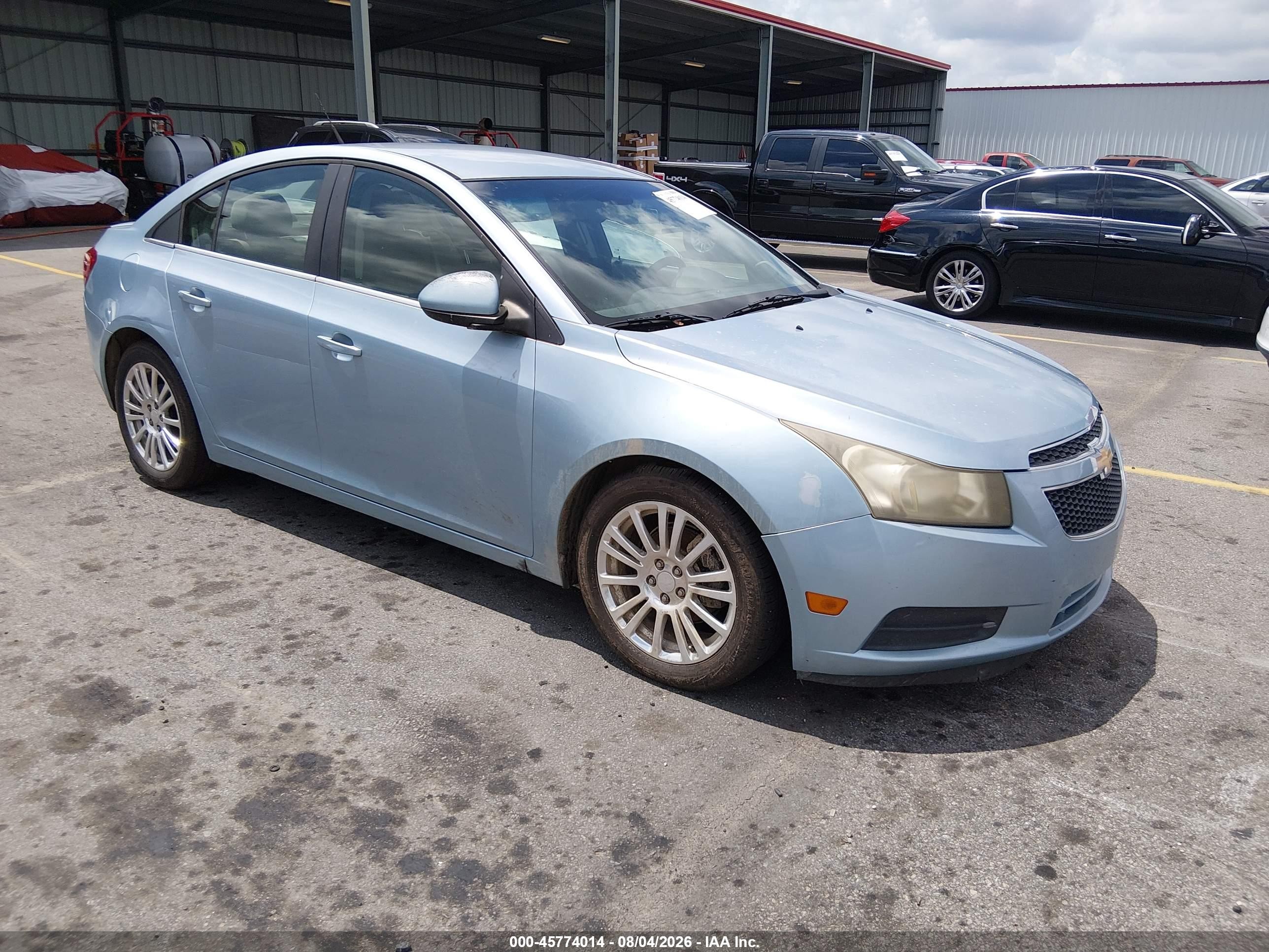 2012 Chevrolet Cruze Eco Light Blue vin: 1G1PK5SC6C7248111