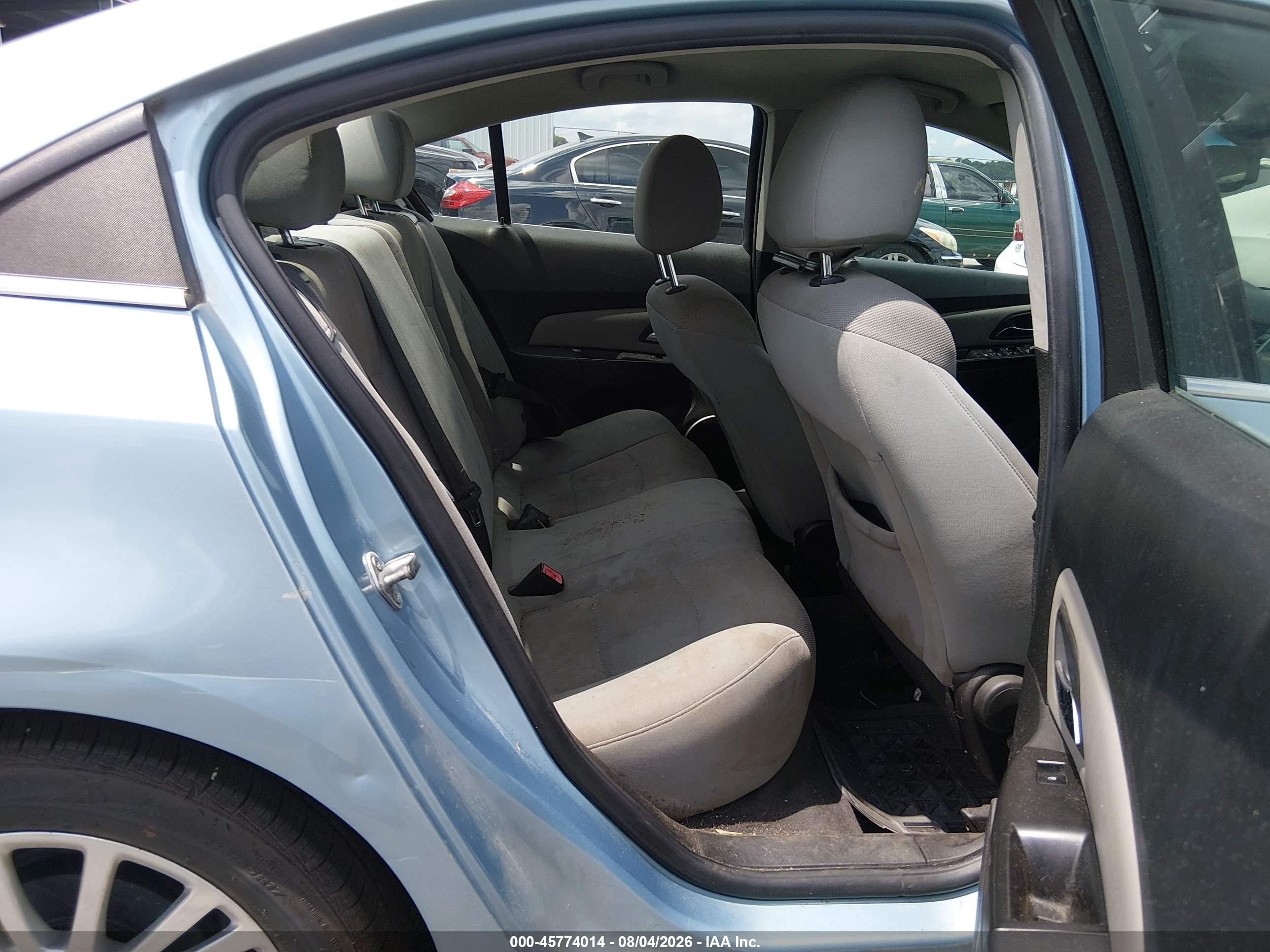 2012 Chevrolet Cruze Eco Light Blue vin: 1G1PK5SC6C7248111