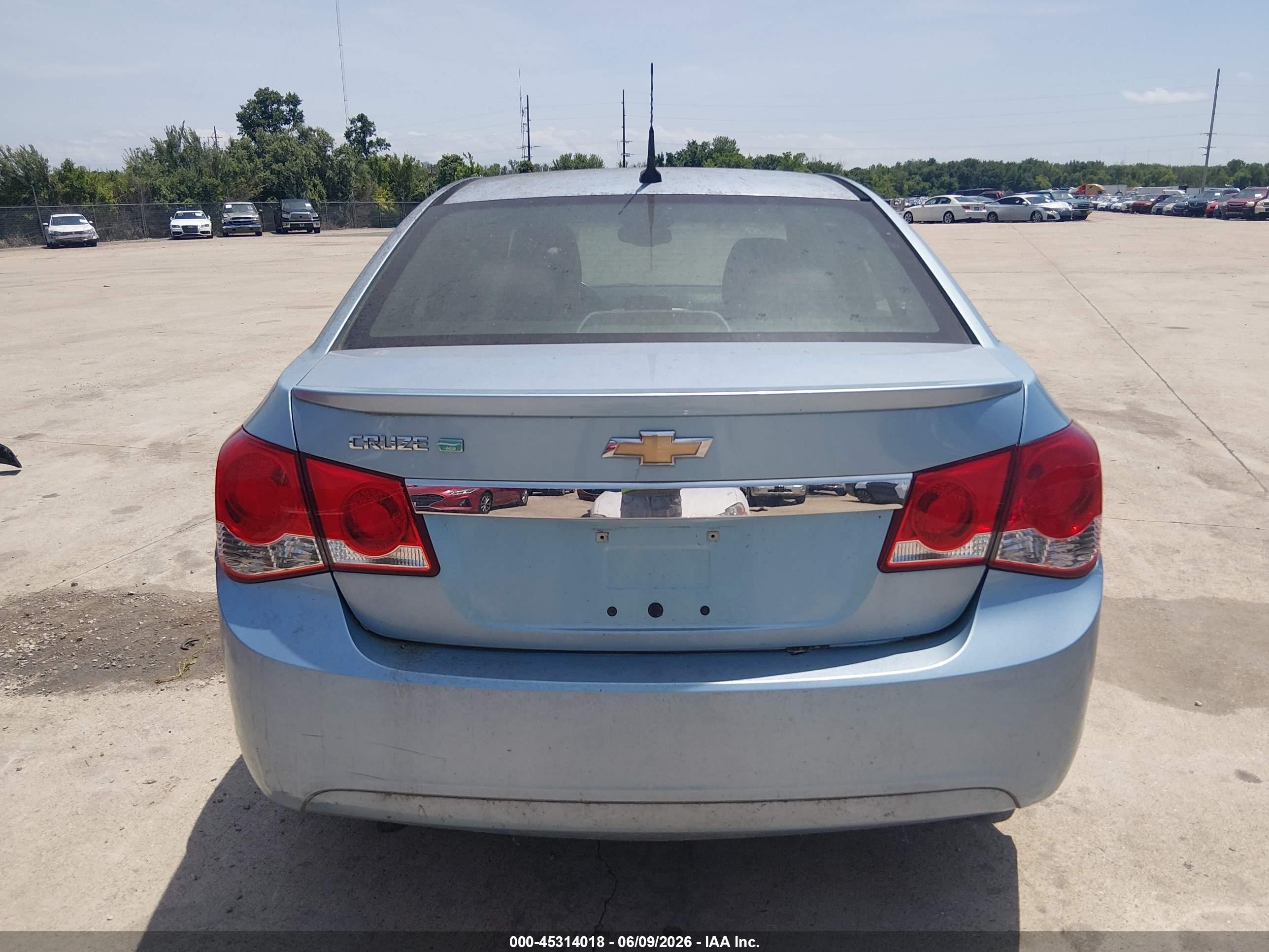 2012 Chevrolet Cruze Eco Синий vin: 1G1PK5SC7C7103367