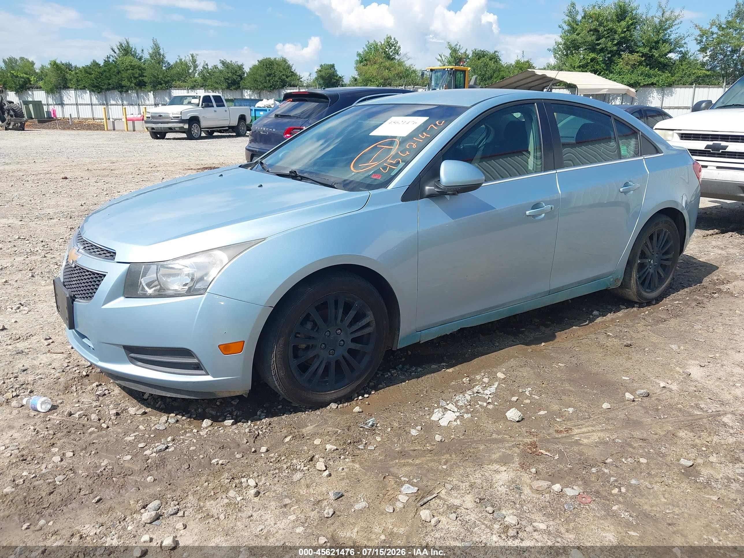 2012 Chevrolet Cruze Eco Синий vin: 1G1PK5SC7C7261949