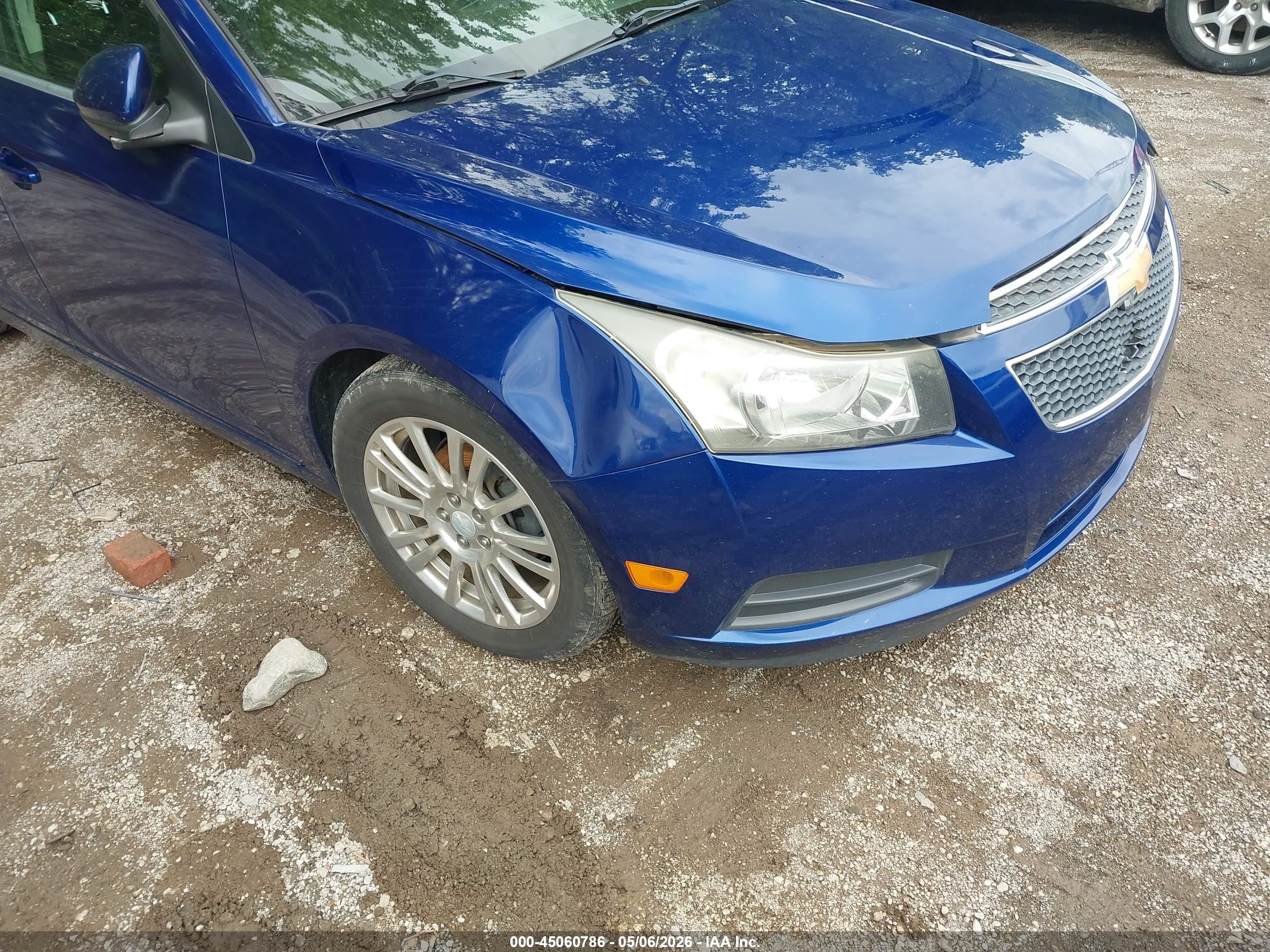 2012 Chevrolet Cruze Eco Синий vin: 1G1PK5SC7C7295180