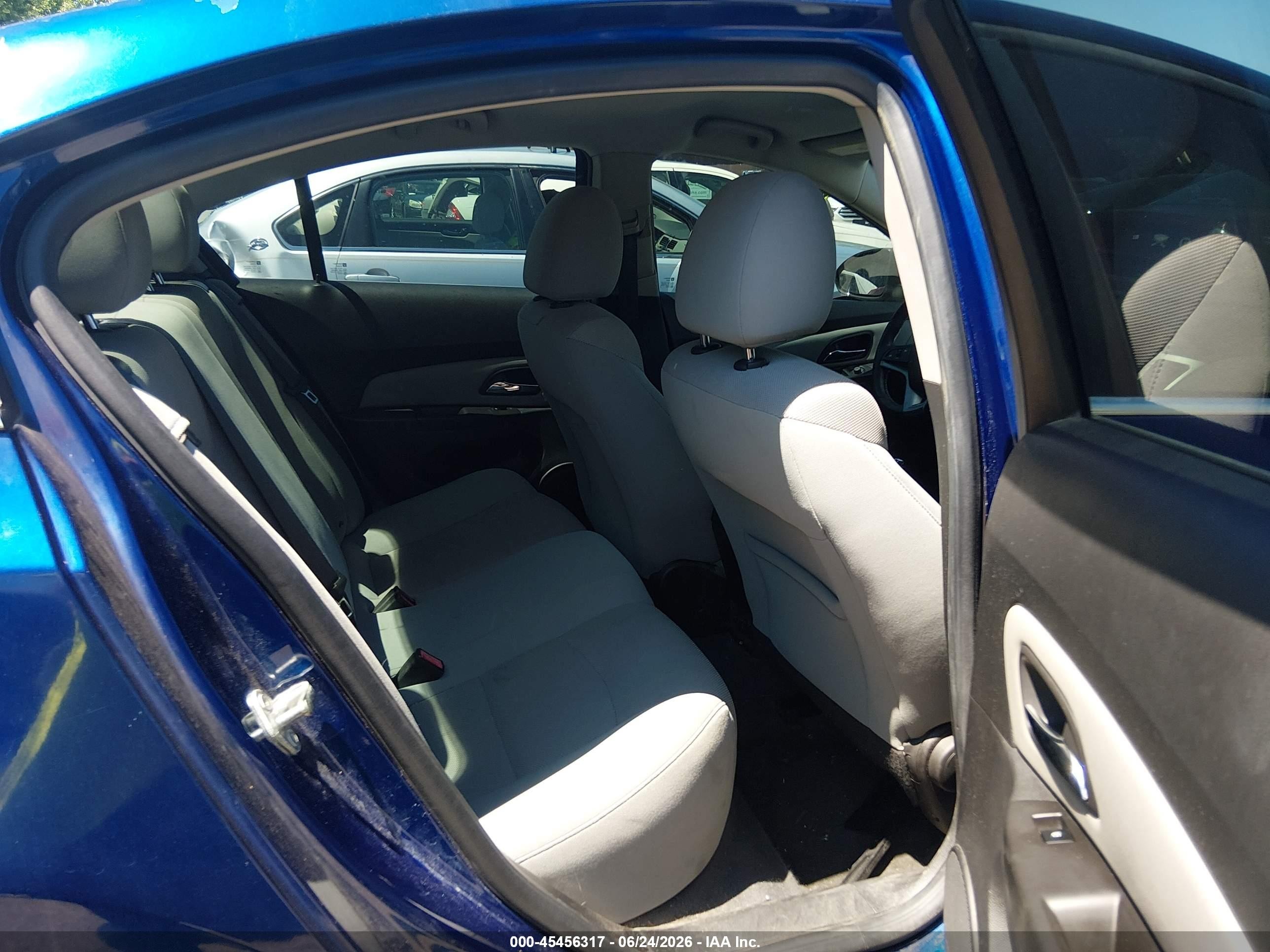 2012 Chevrolet Cruze Eco Blue vin: 1G1PK5SC7C7344877
