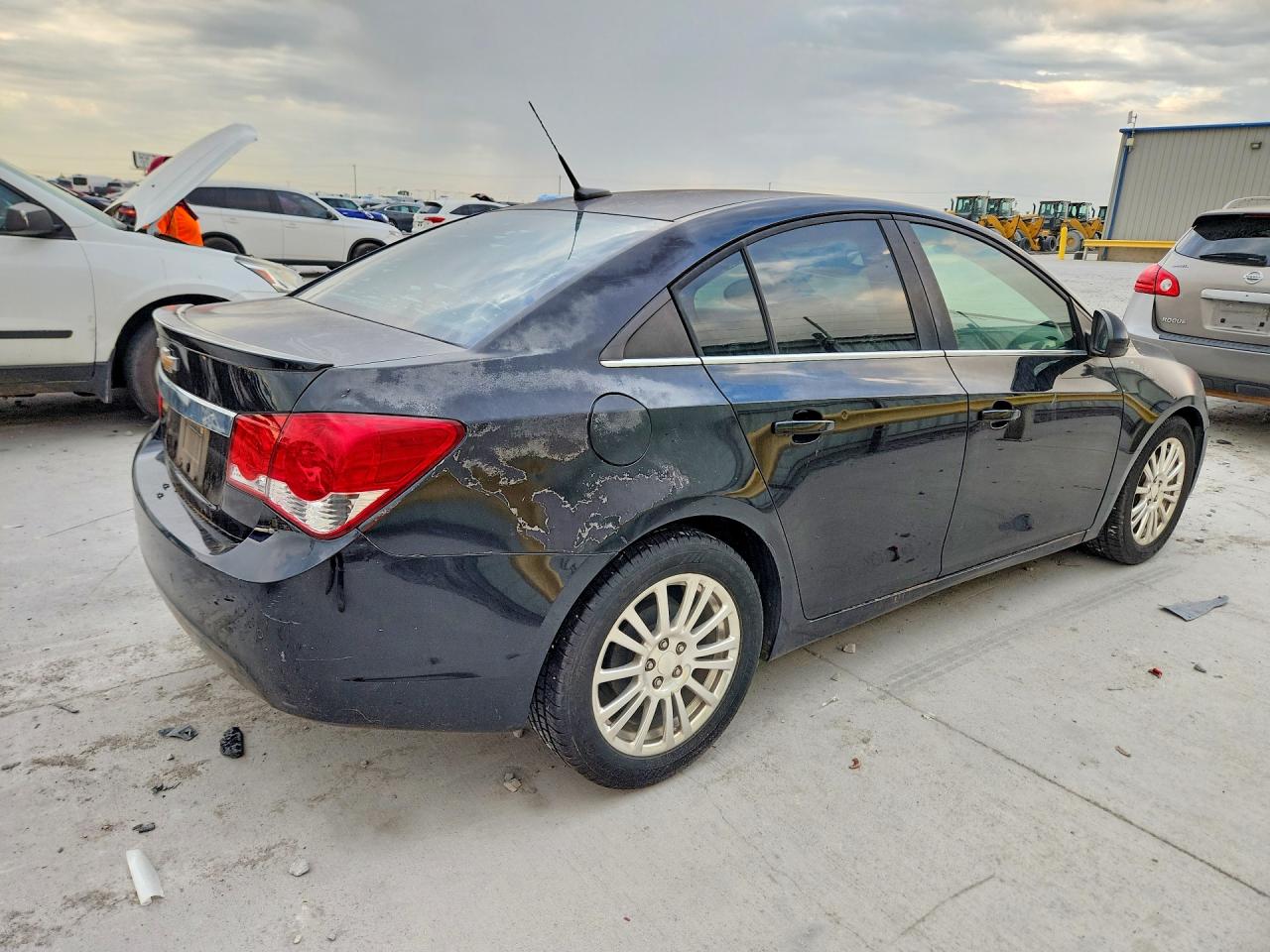 2012 Chevrolet Cruze Eco Black vin: 1G1PK5SC8C7252029