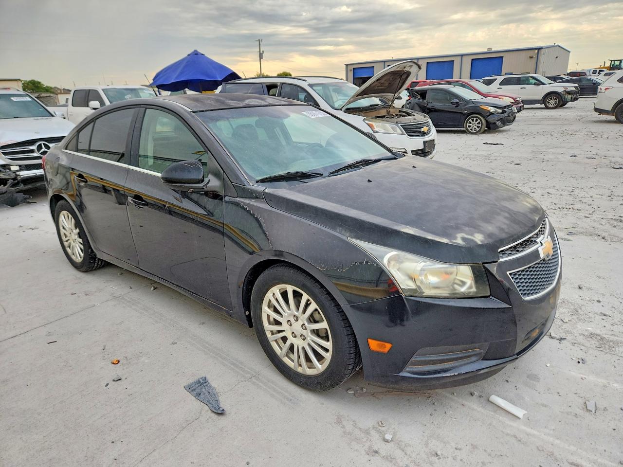 2012 Chevrolet Cruze Eco Black vin: 1G1PK5SC8C7252029