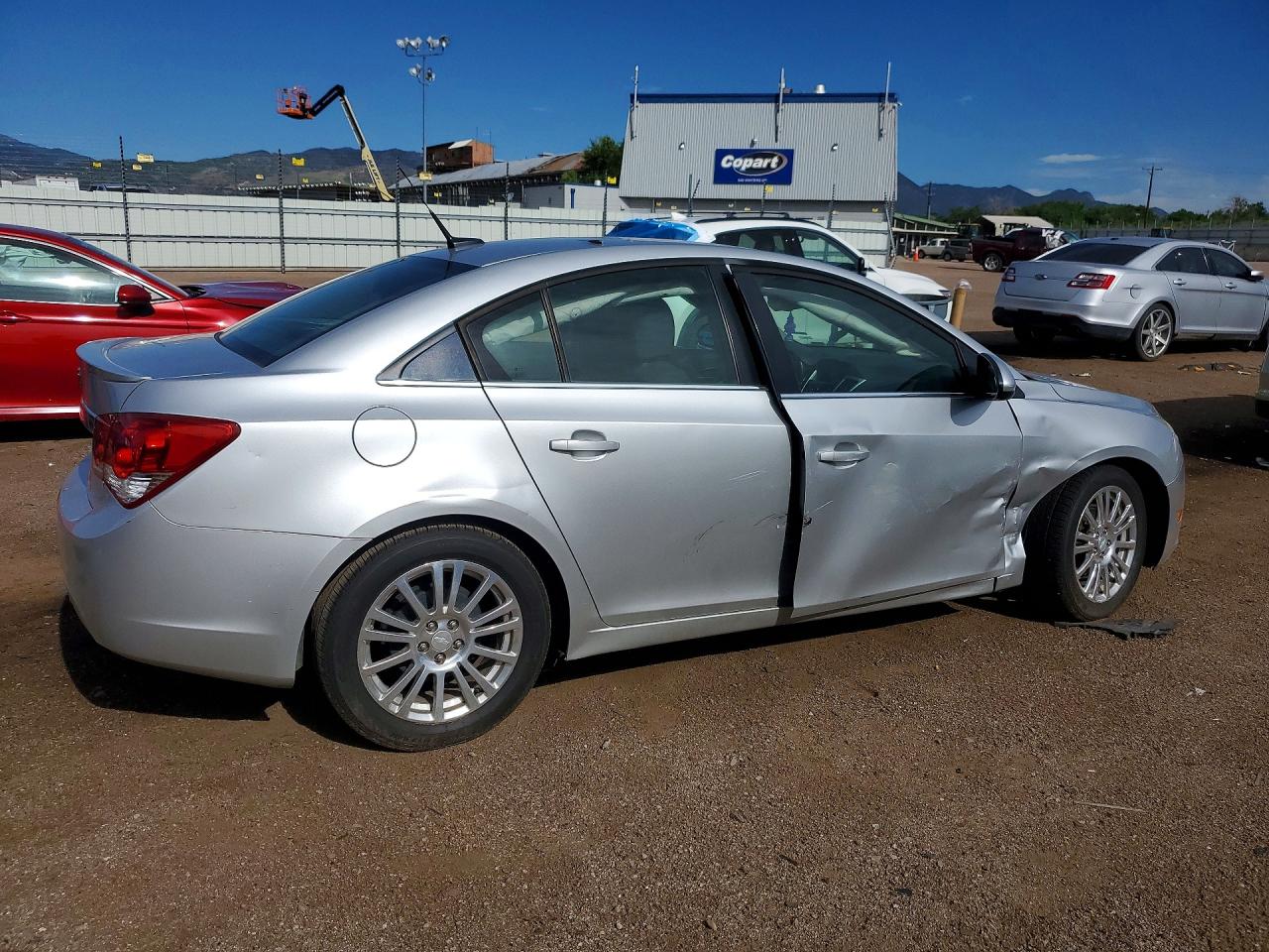 2012 Chevrolet Cruze Eco Silver vin: 1G1PK5SC8C7340434
