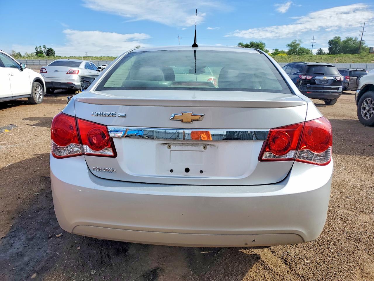 2012 Chevrolet Cruze Eco Silver vin: 1G1PK5SC8C7340434