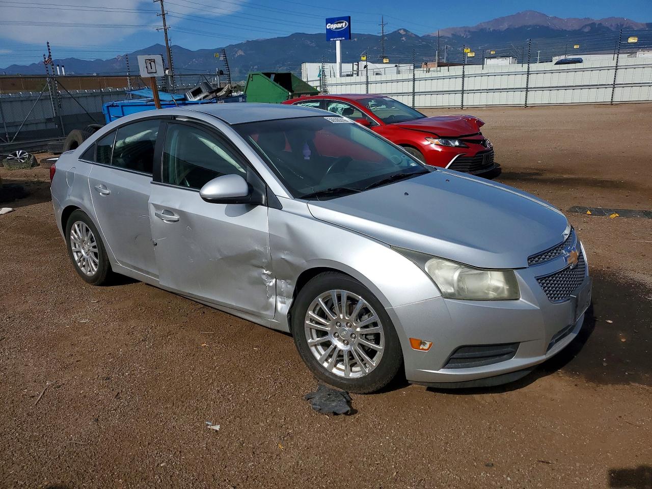 2012 Chevrolet Cruze Eco Silver vin: 1G1PK5SC8C7340434