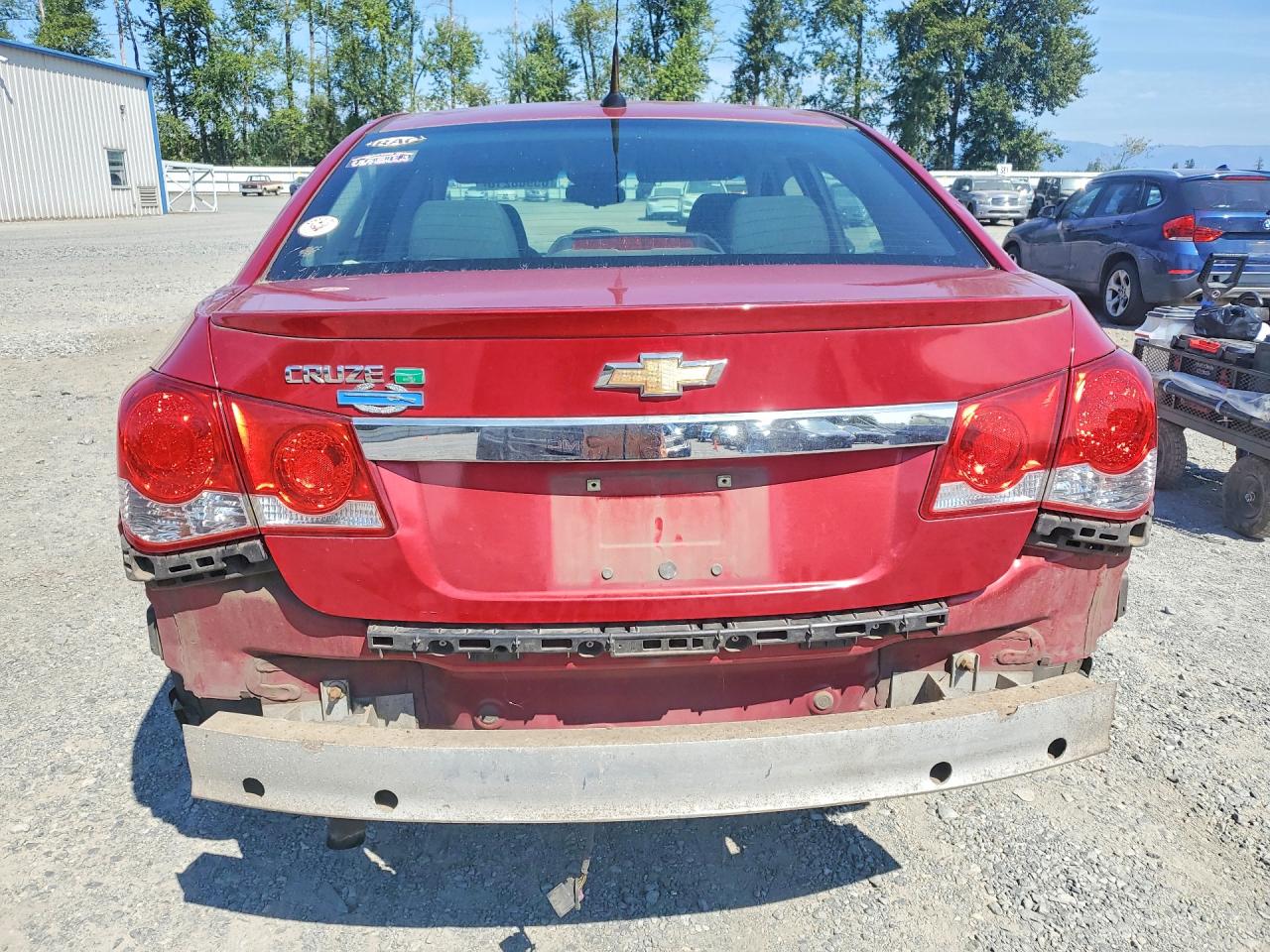 2012 Chevrolet Cruze Eco Red vin: 1G1PK5SC9C7154899