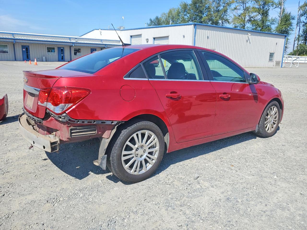 2012 Chevrolet Cruze Eco Red vin: 1G1PK5SC9C7154899